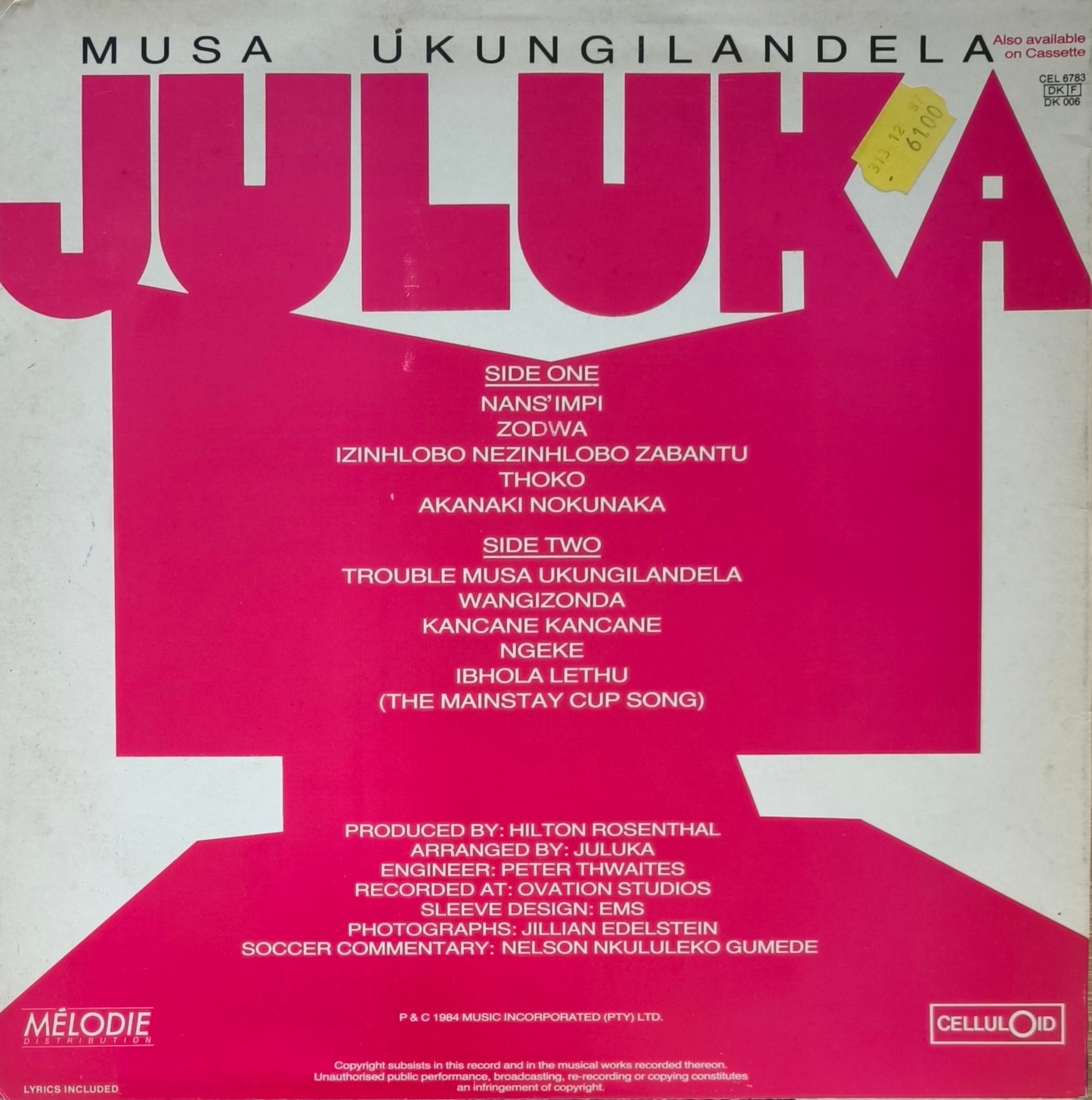 JULUKA - Musa Ukungilandela