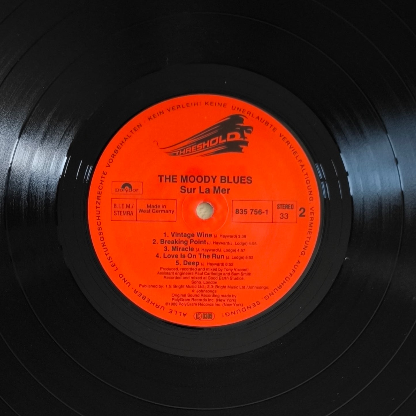THE MOODY BLUES - Sur La Mer