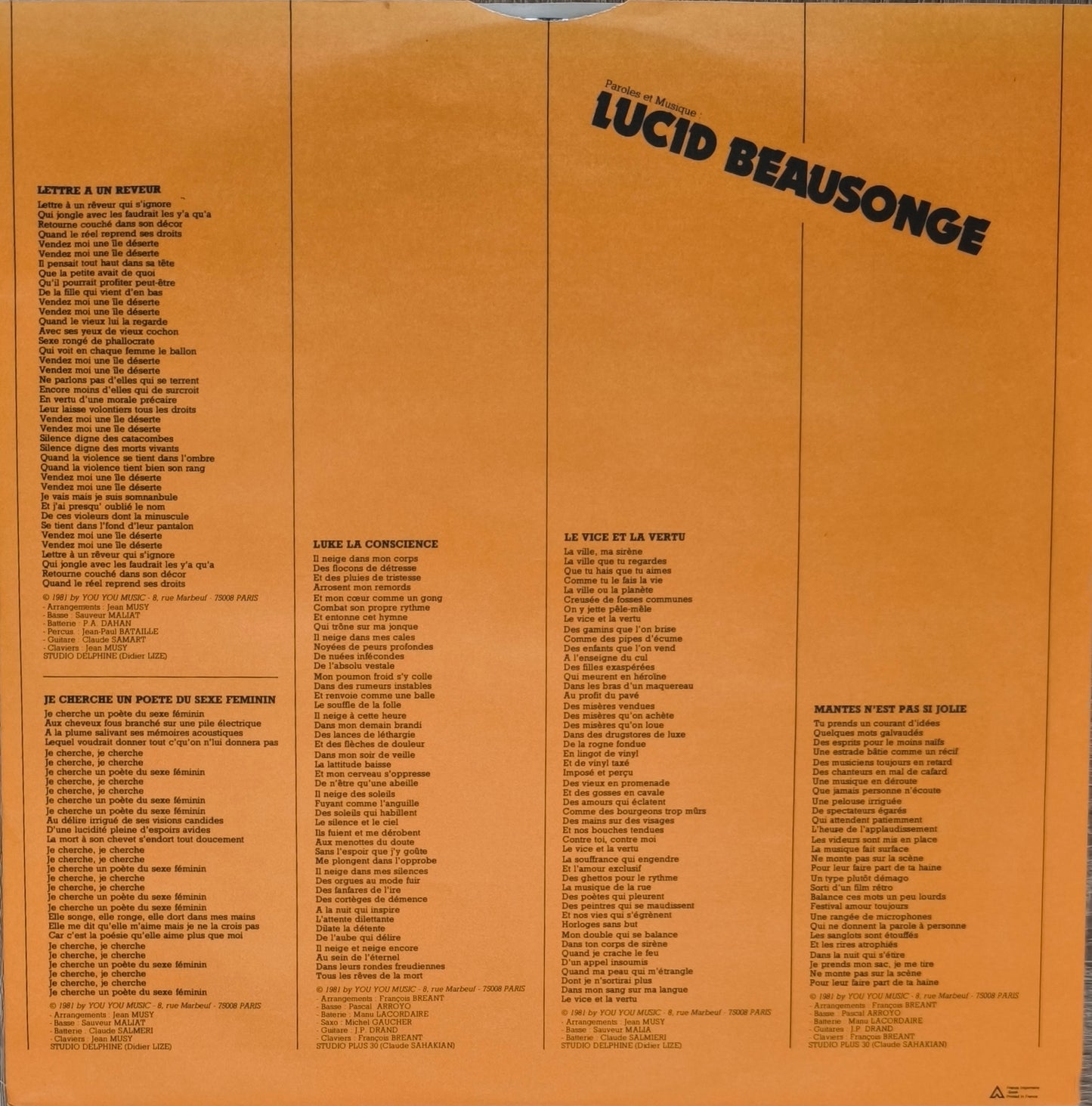 LUCID BEAUSONGE - Africaine