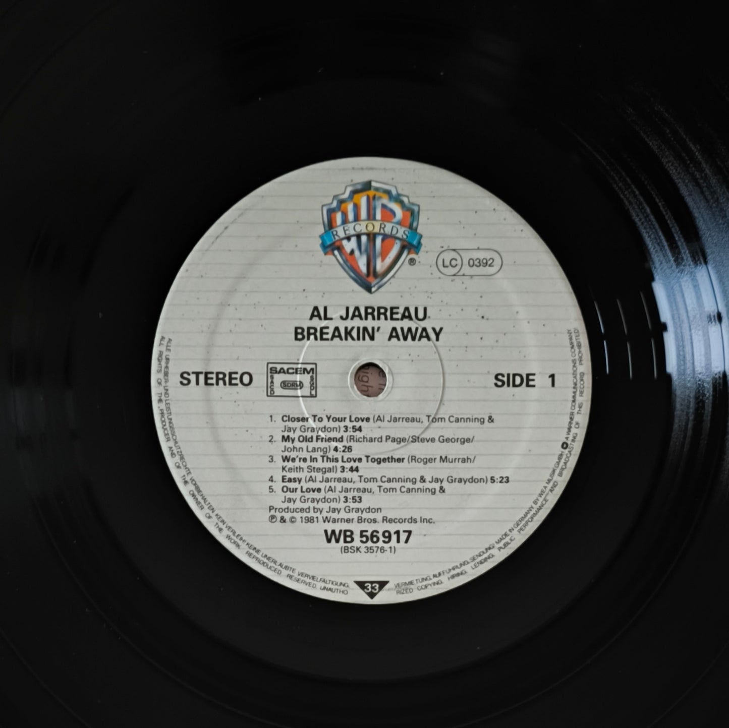 AL JARREAU - Breakin' Away