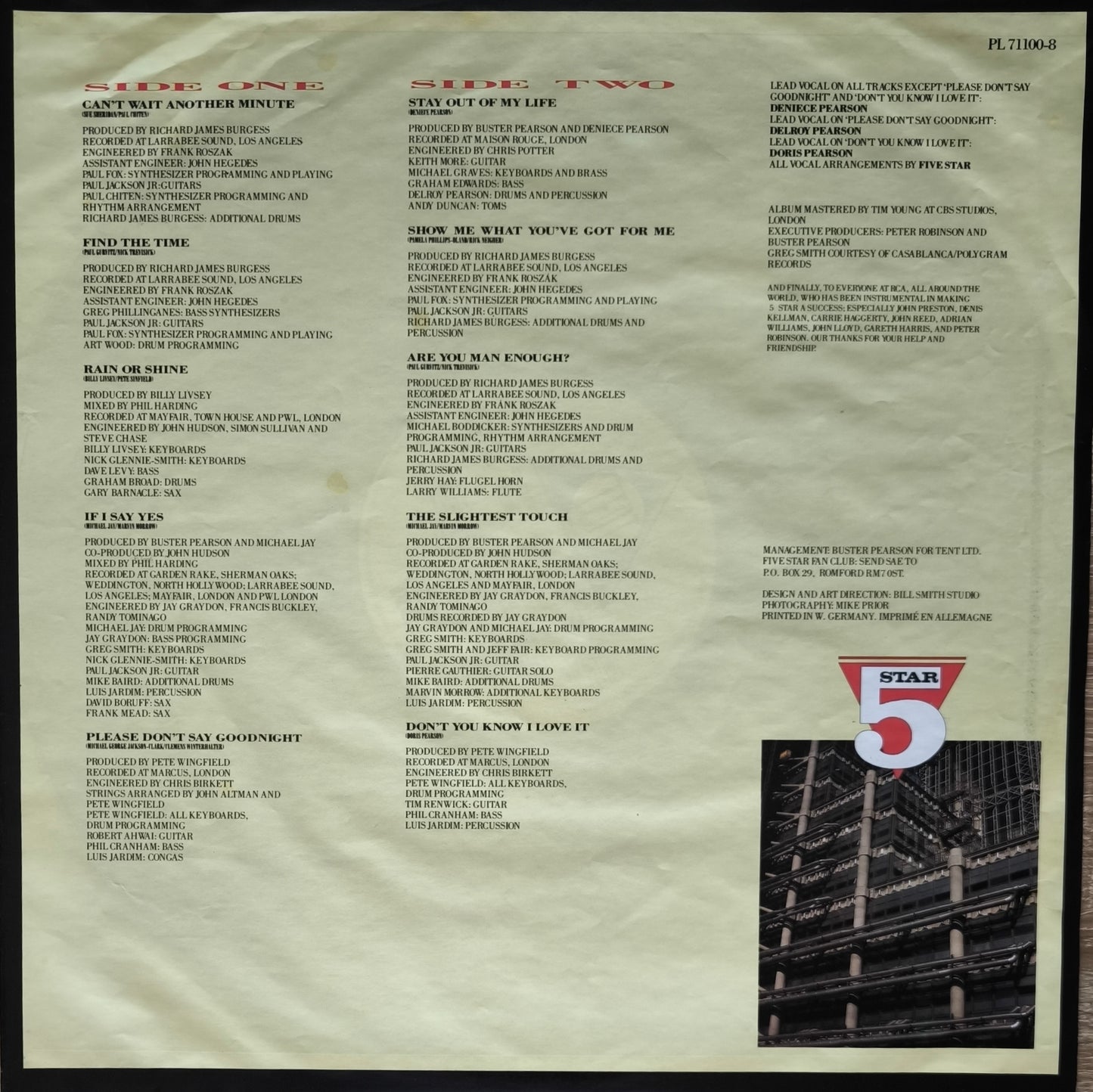 FIVE STAR - Silk & Steel
