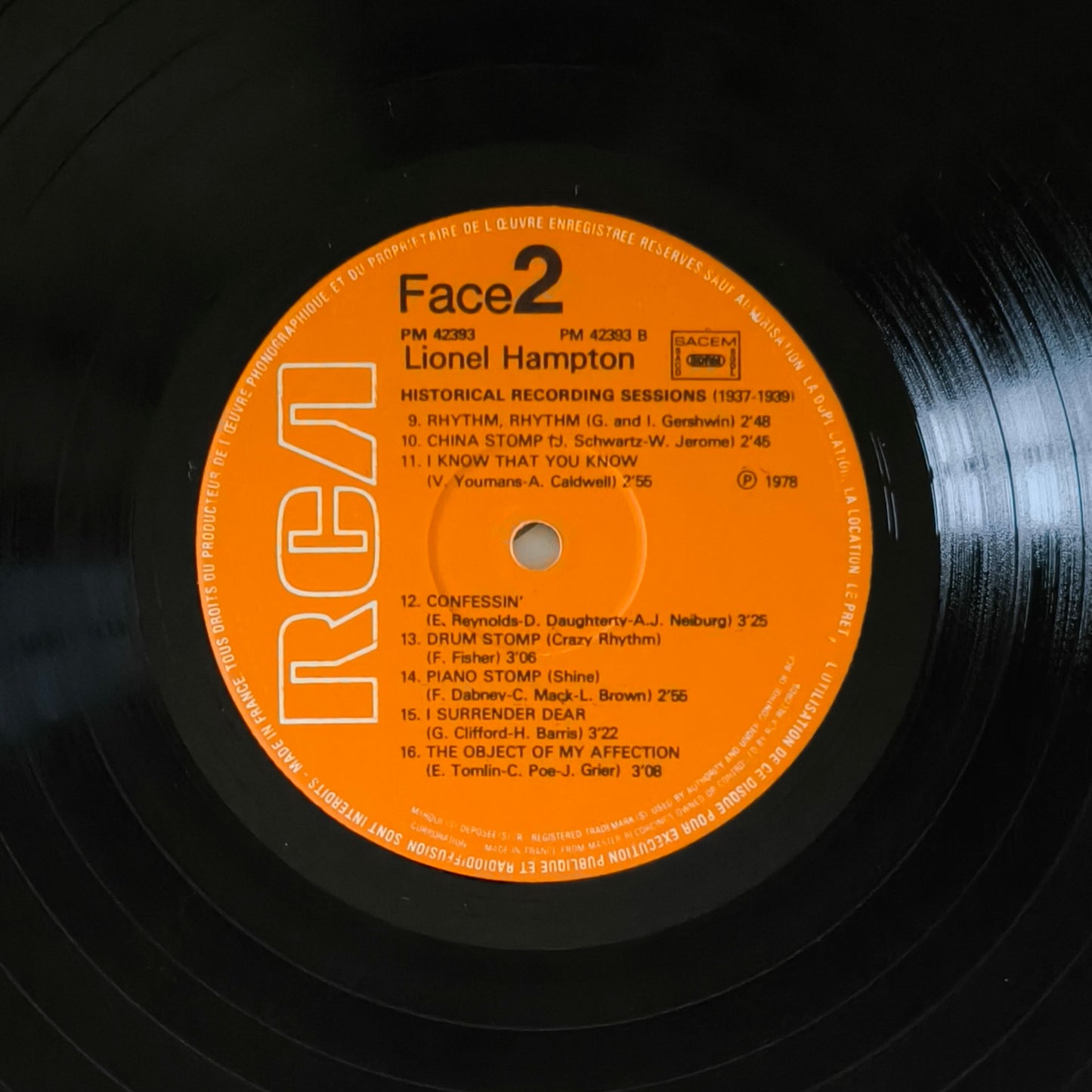 LIONEL HAMPTON - Historical Recording Sessions 1937-1939 Vol. 1 (coffret 3 vinyles)