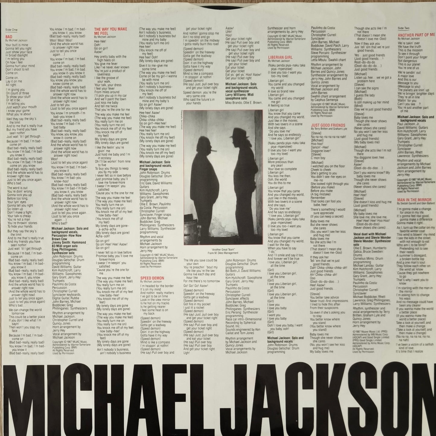 MICHAEL JACKSON - Bad