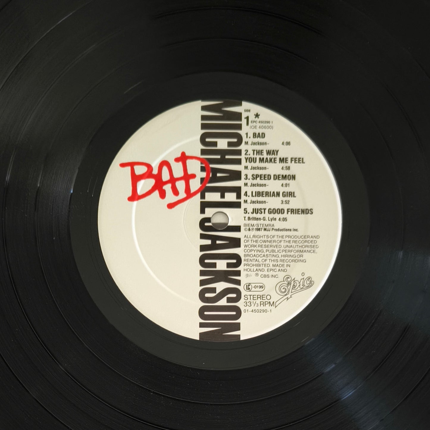 MICHAEL JACKSON - Bad