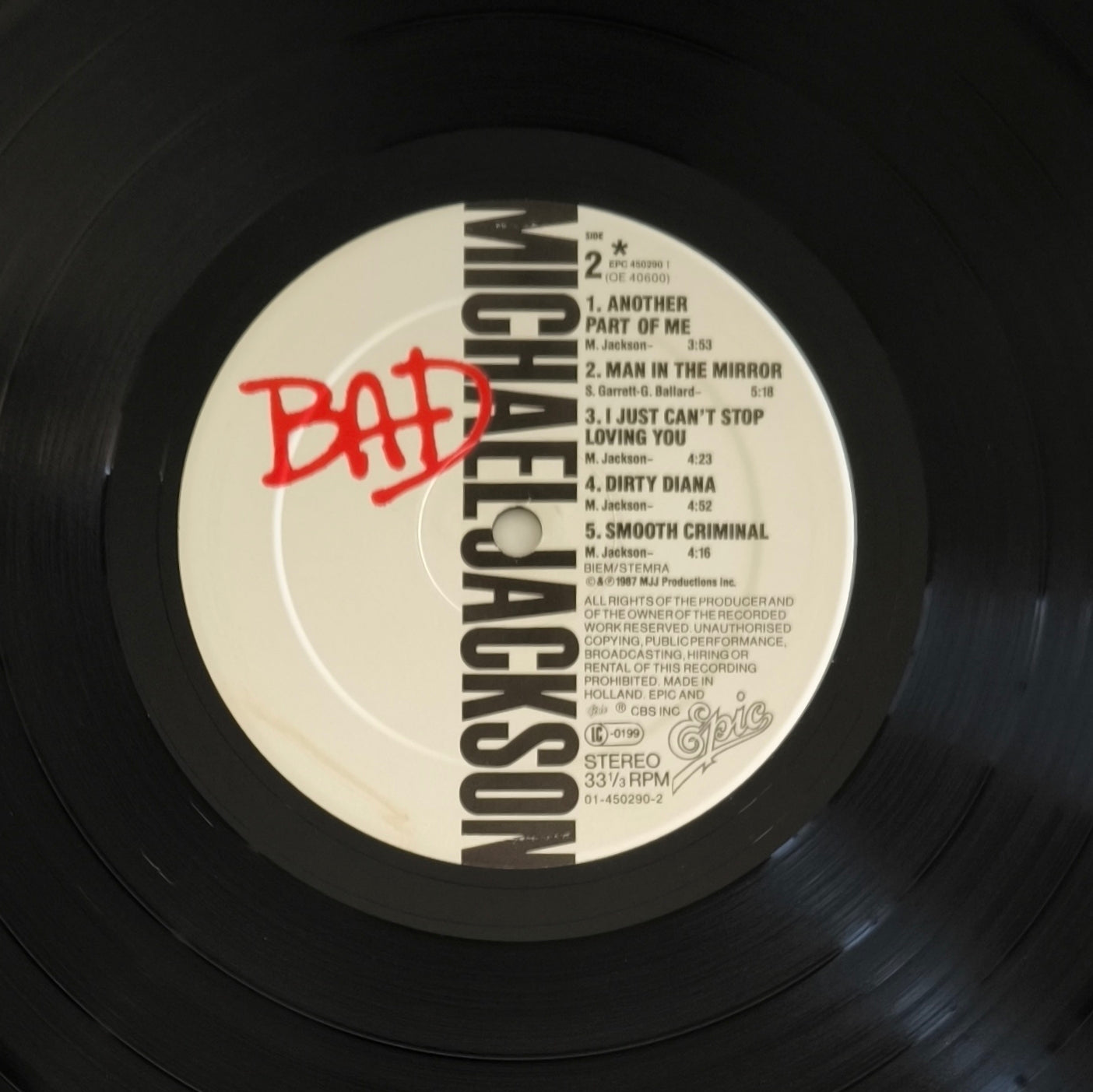 MICHAEL JACKSON - Bad
