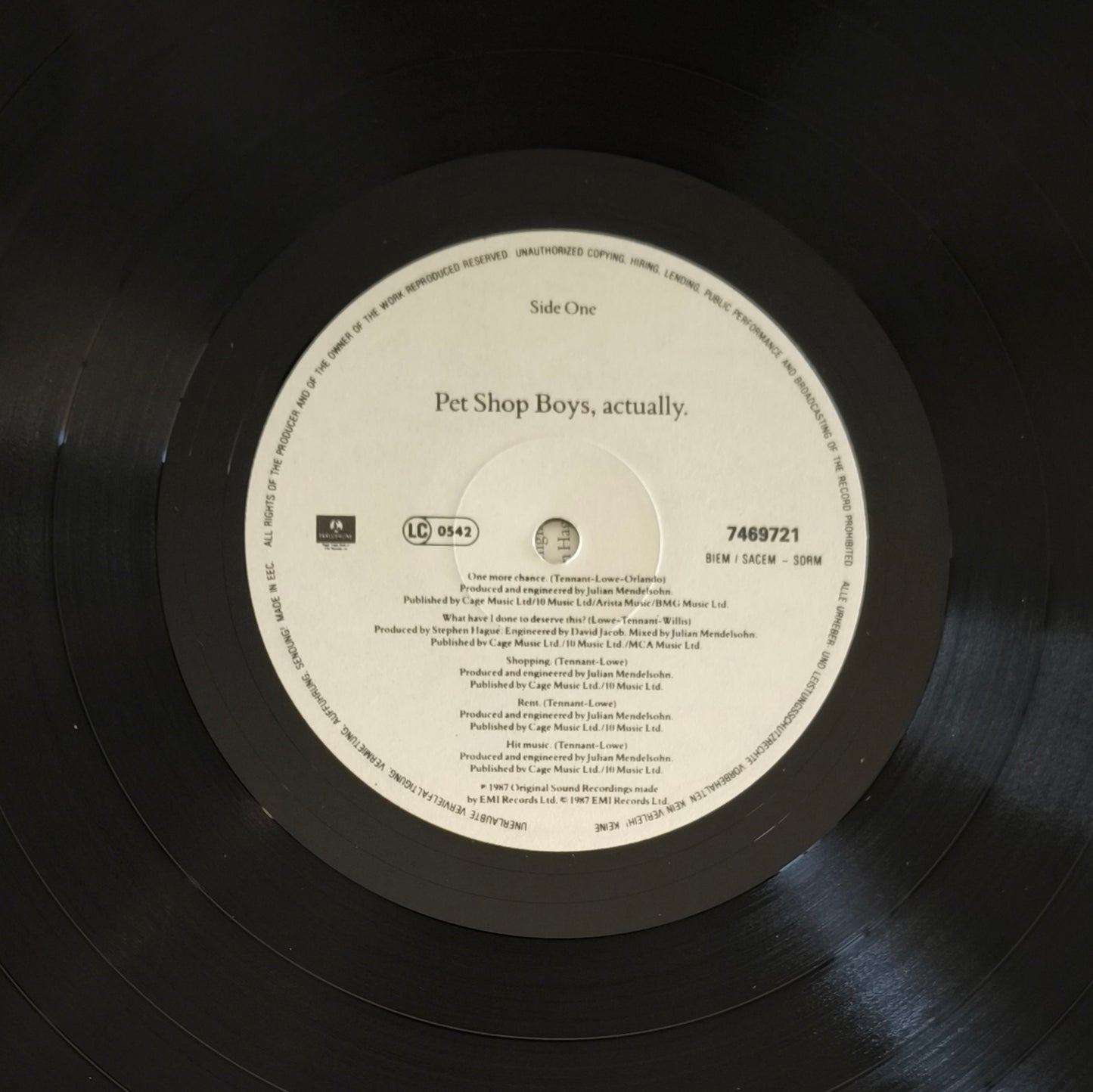 PET SHOP BOYS - Actually