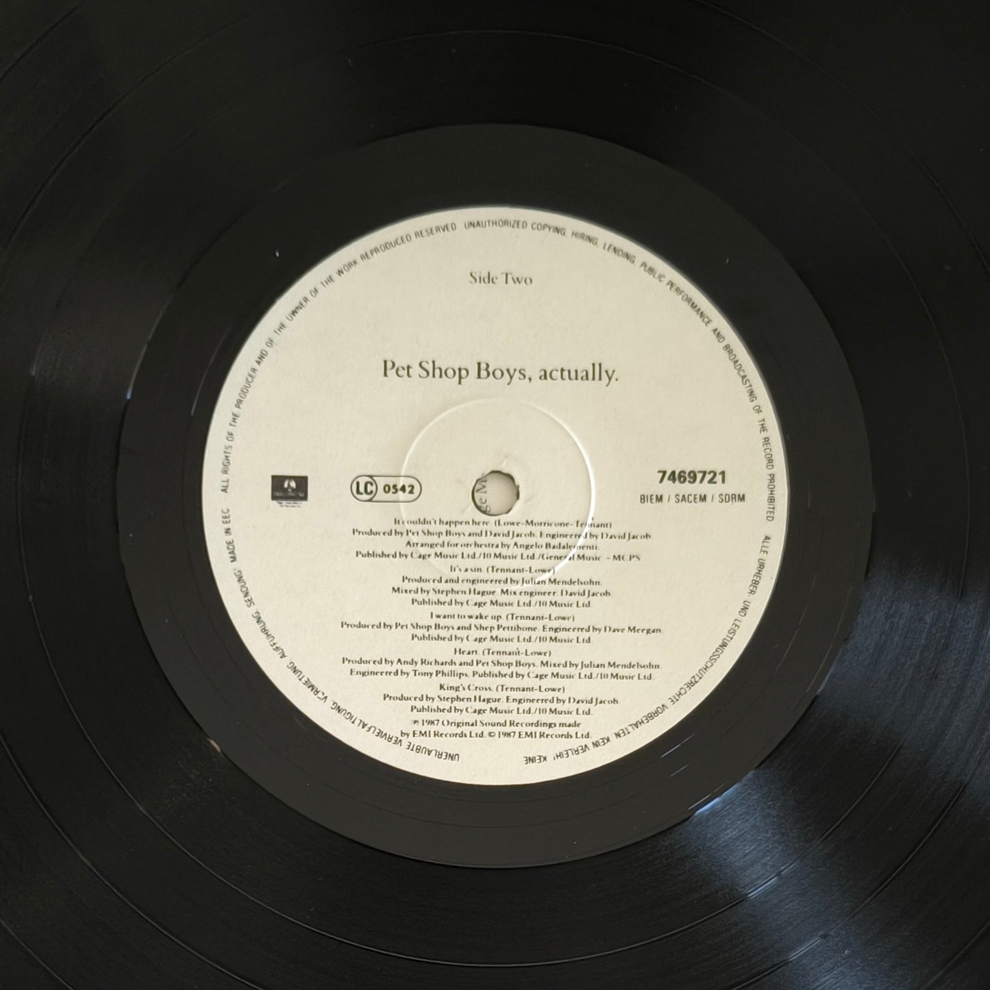 PET SHOP BOYS - Actually