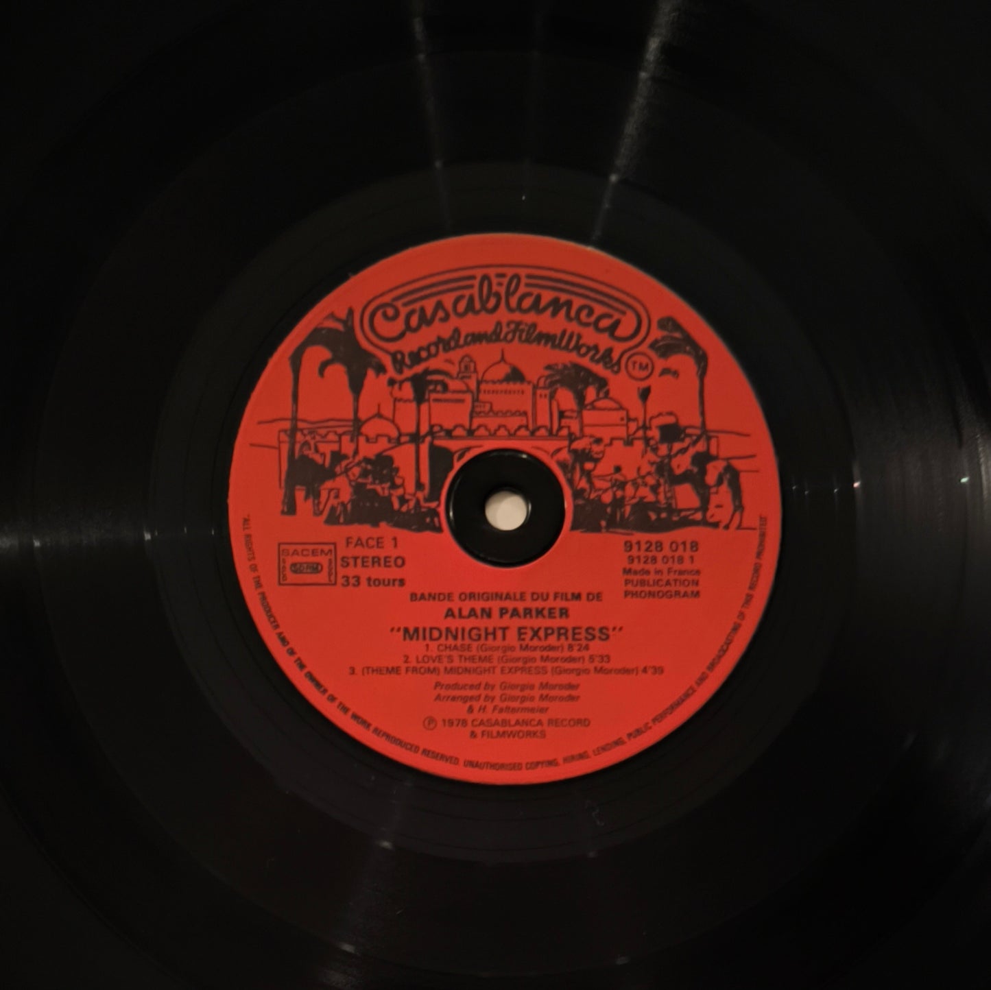 GIORGIO MORODER - Midnight Express (Music From The Original Motion Picture Soundtrack)