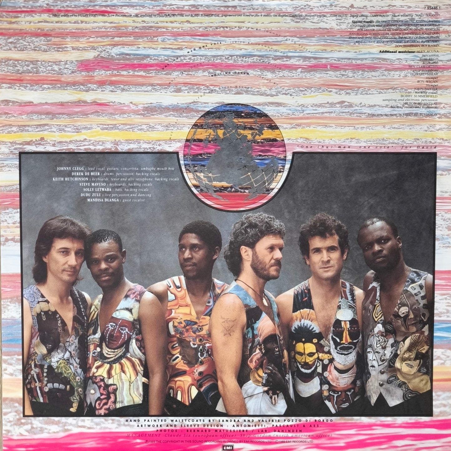 JOHNNY CLEGG & SAVUKA - Cruel, Crazy, Beautiful World
