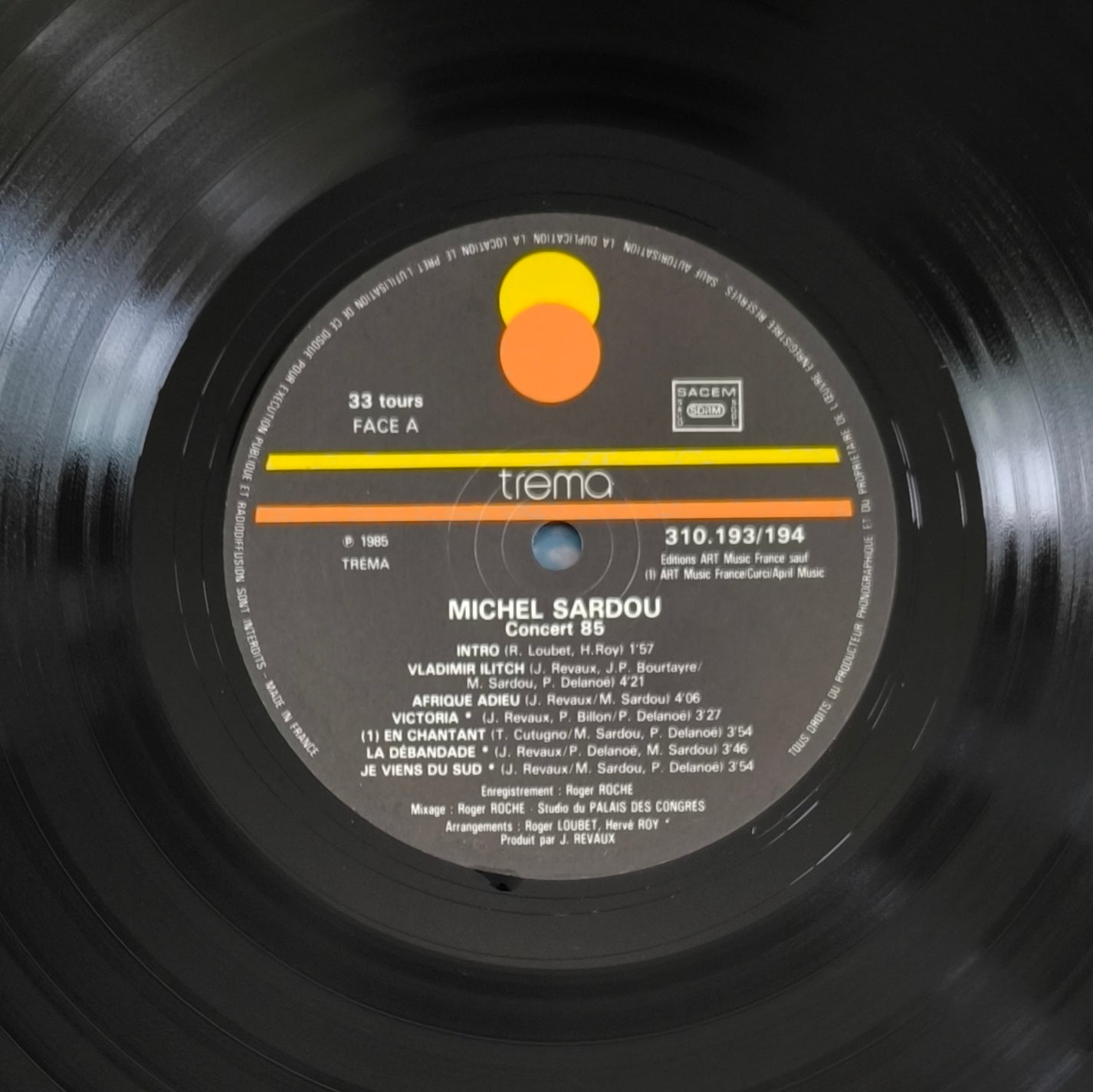 MICHEL SARDOU - Concert 85