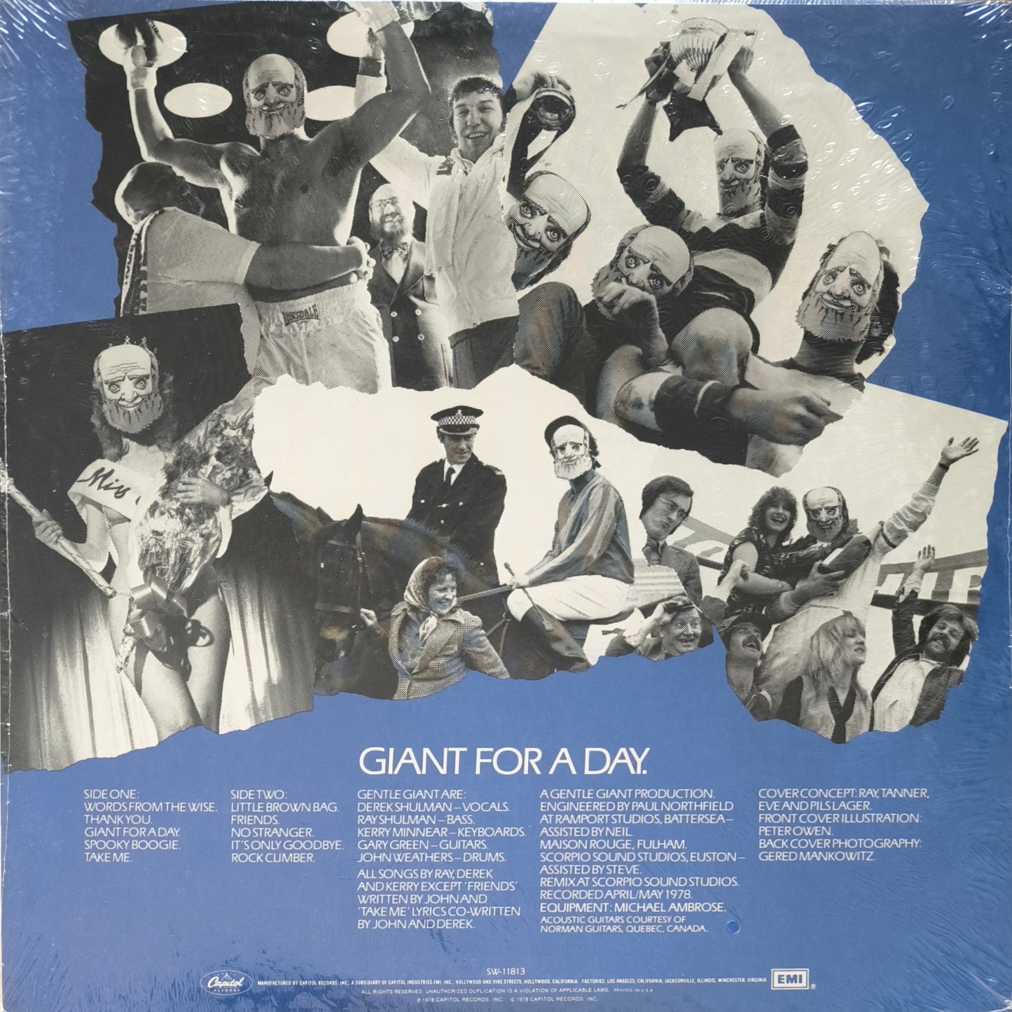 GENTLE GIANT - Giant For A Day (Pressage US 1978) (Neuf scellé non ouvert)