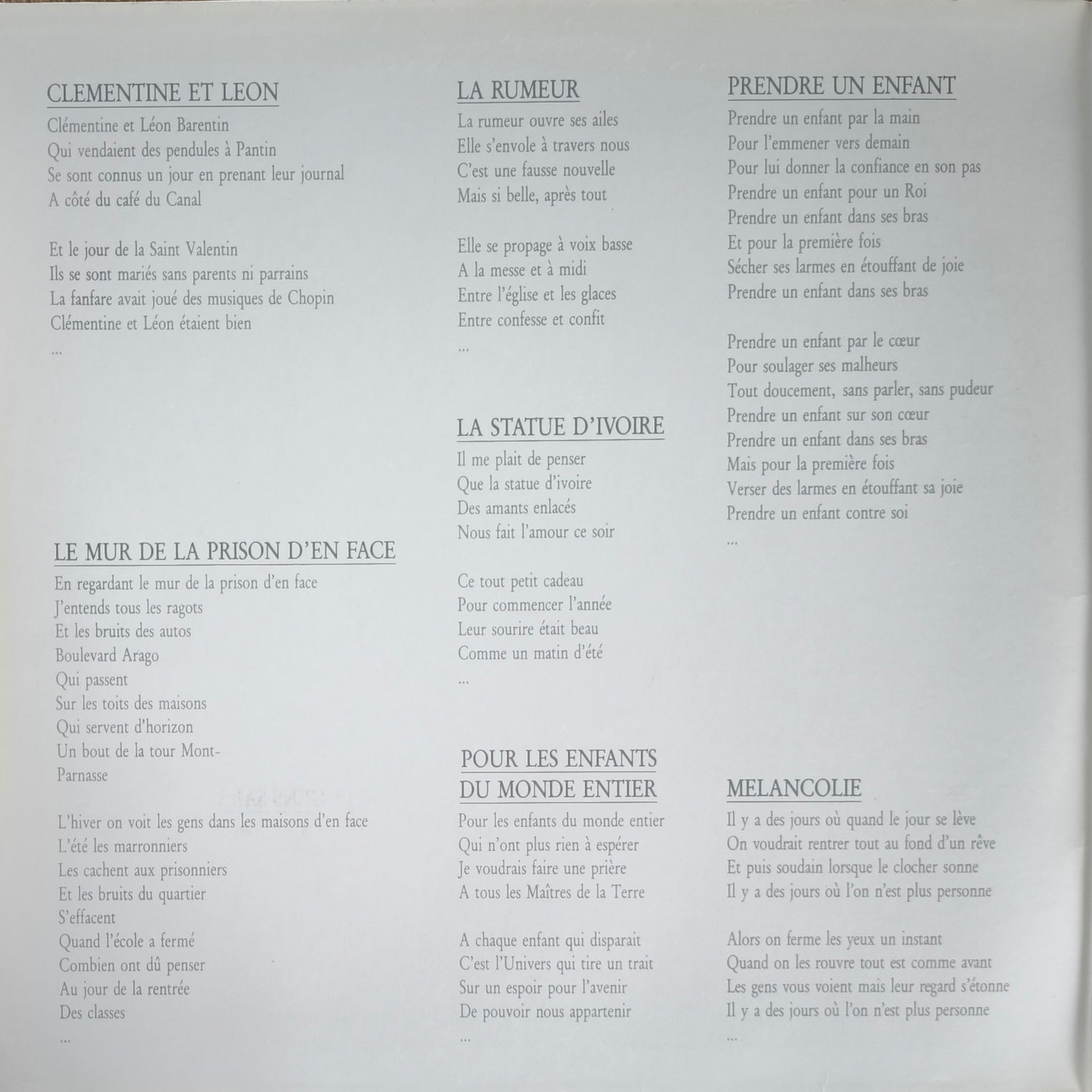YVES DUTEIL - Vos Préférences...