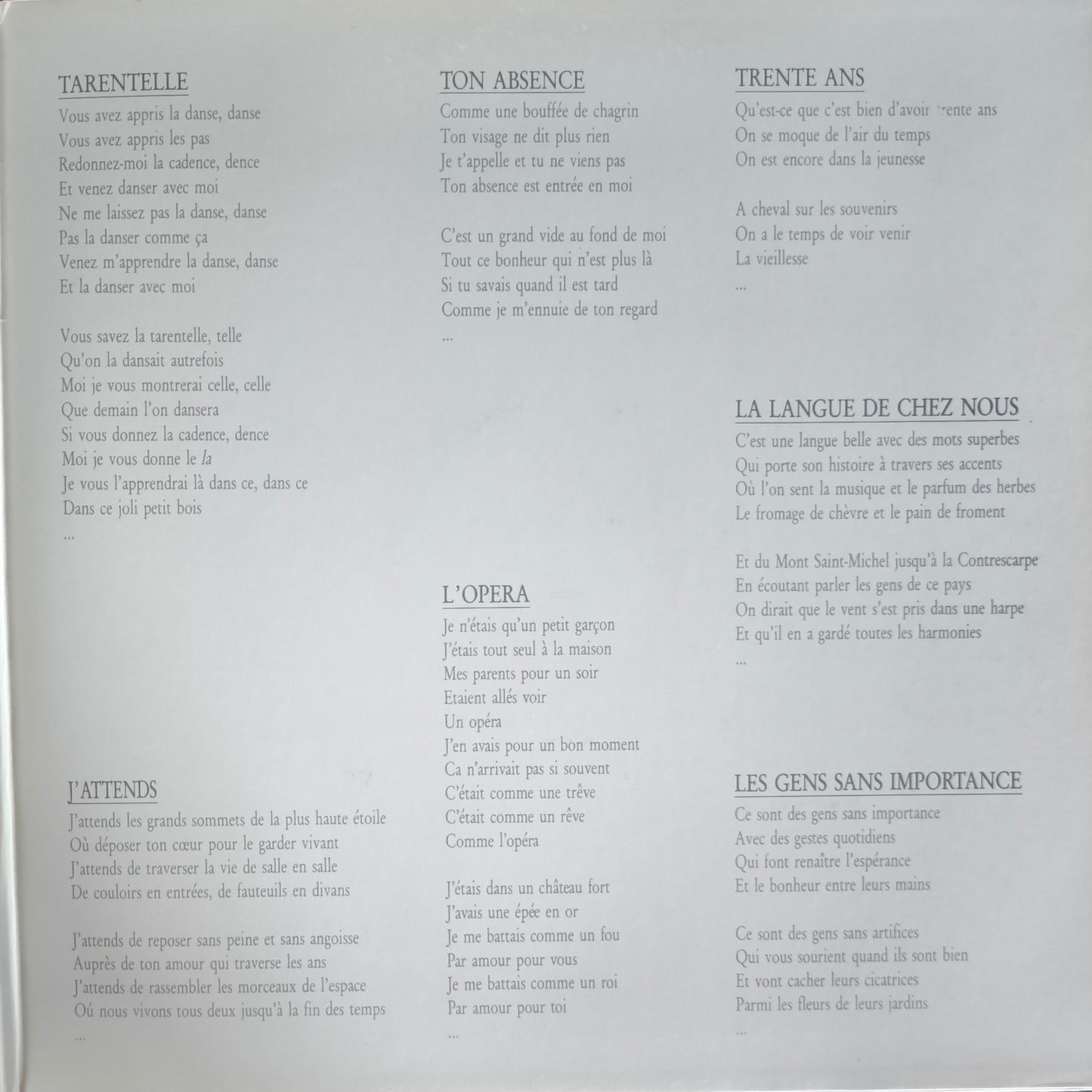 YVES DUTEIL - Vos Préférences...