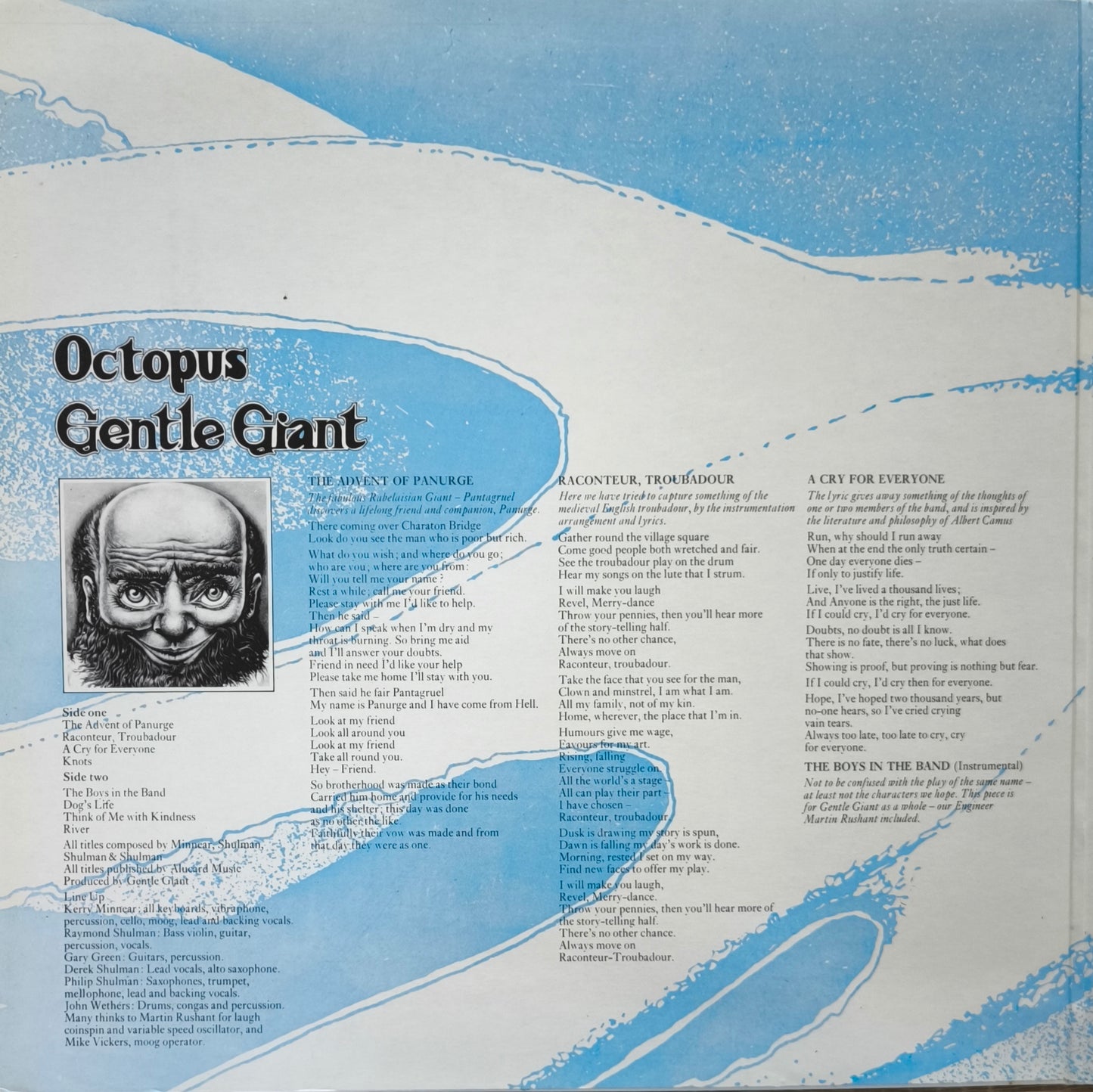 GENTLE GIANT - Octopus (pressage UK)