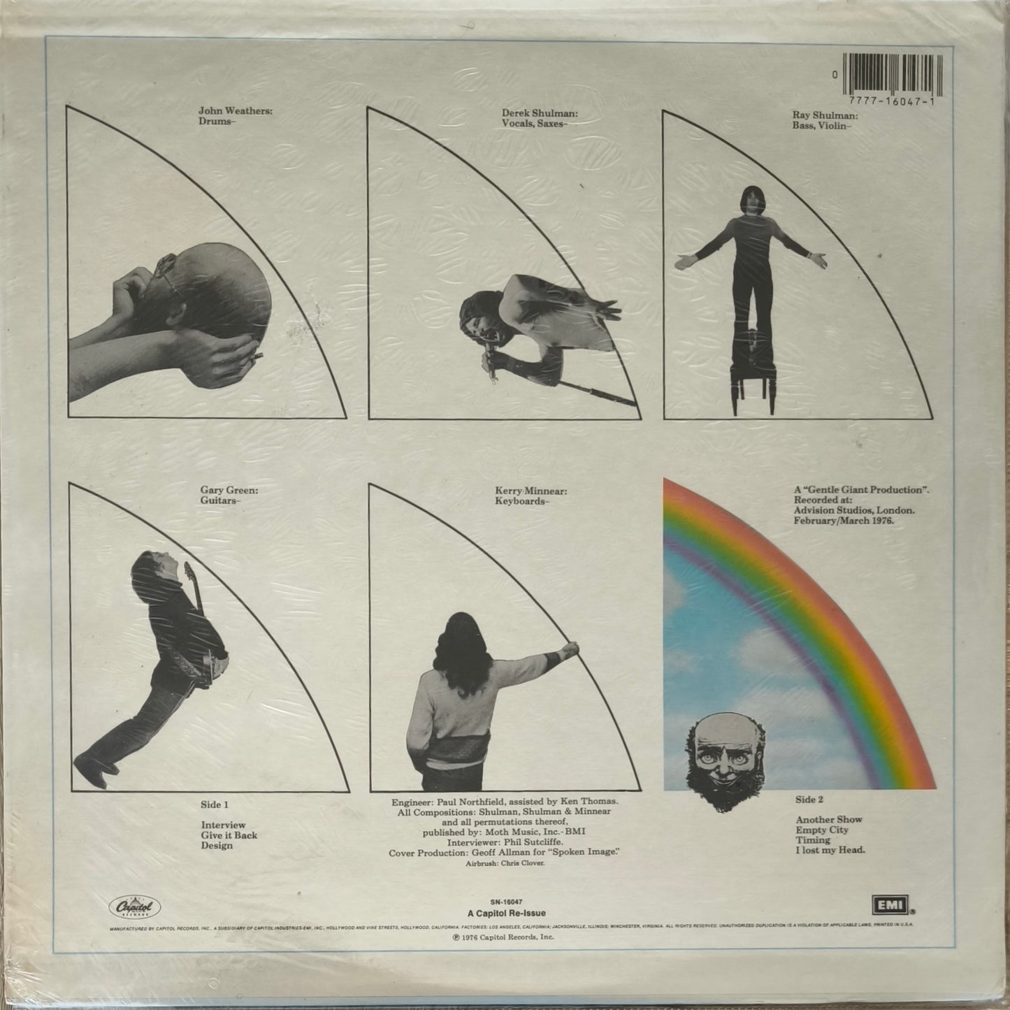GENTLE GIANT - In'terview (Pressage US 1980) (Scellé, Neuf)
