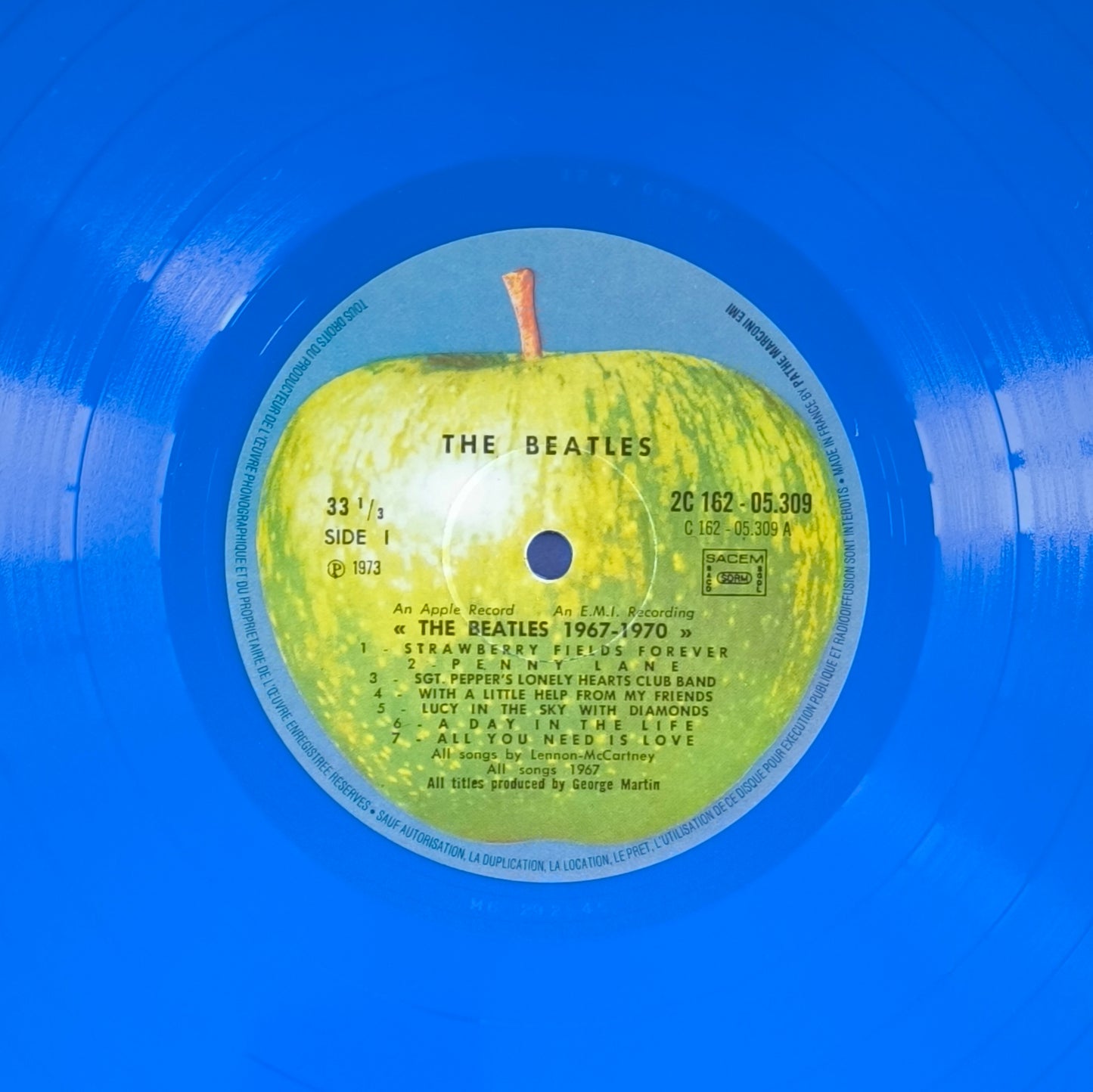 THE BEATLES - 1967-1970 (disques couleur bleu)