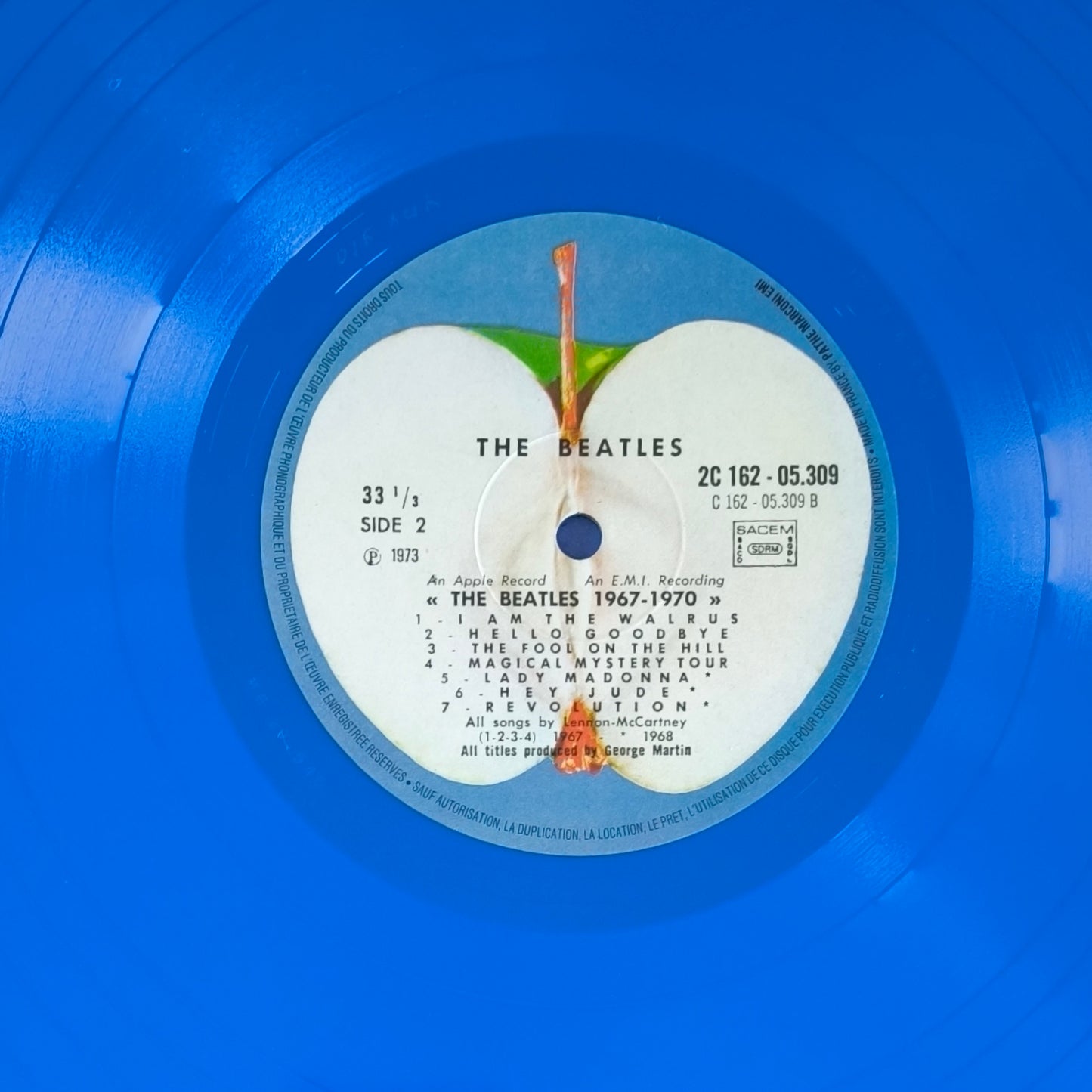 THE BEATLES - 1967-1970 (disques couleur bleu)