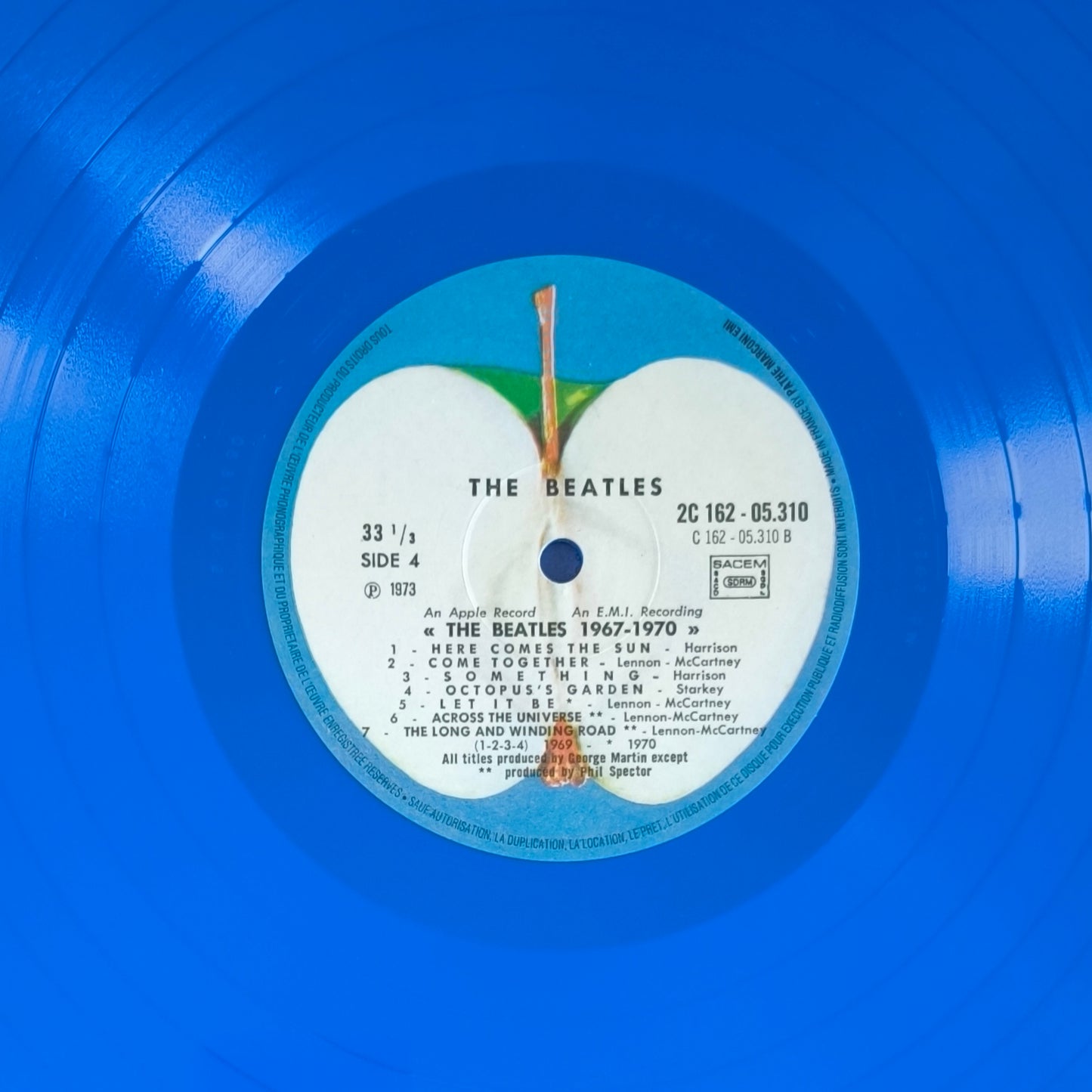 THE BEATLES - 1967-1970 (disques couleur bleu)