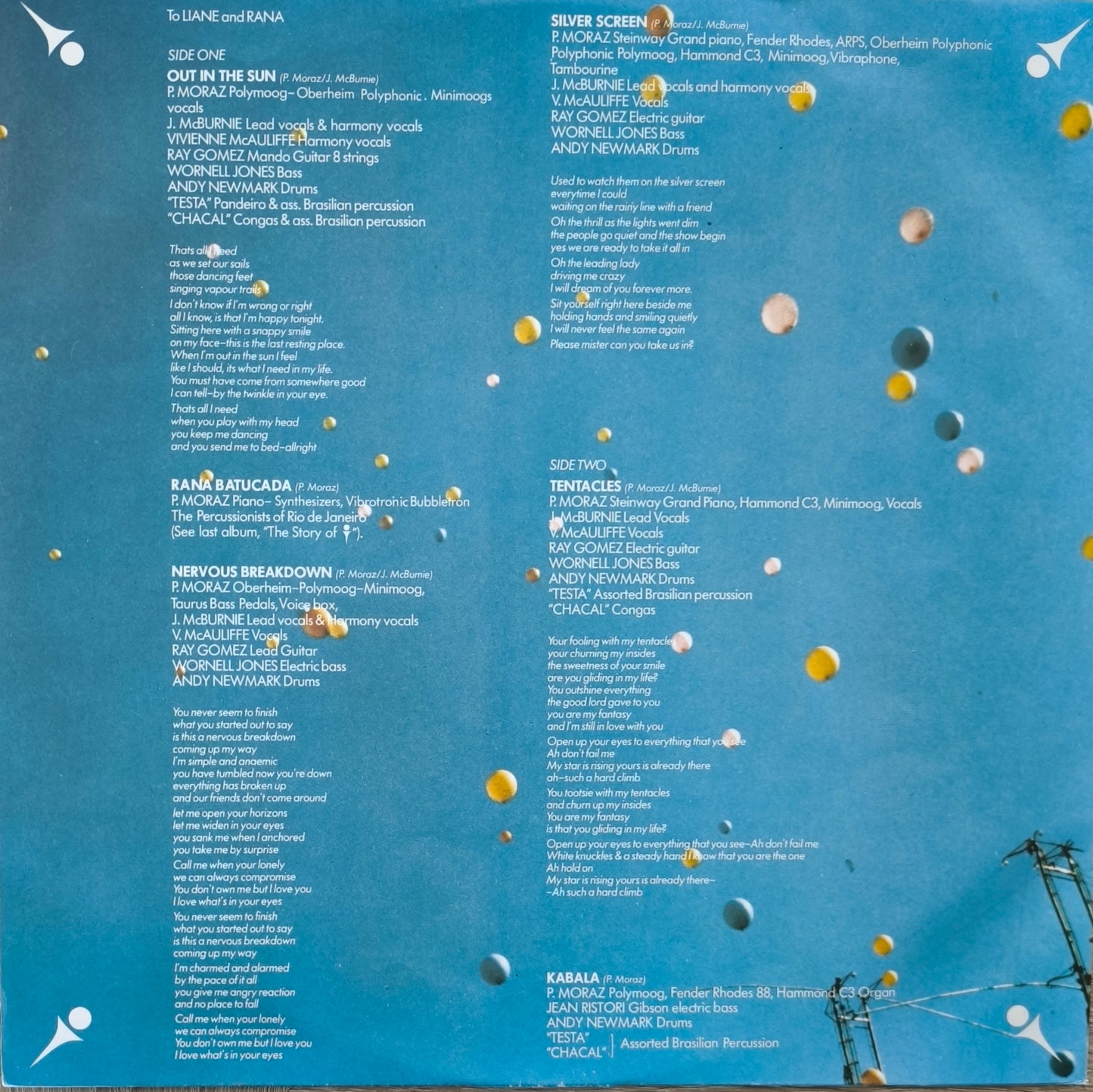 PATRICK MORAZ - Out In The Sun