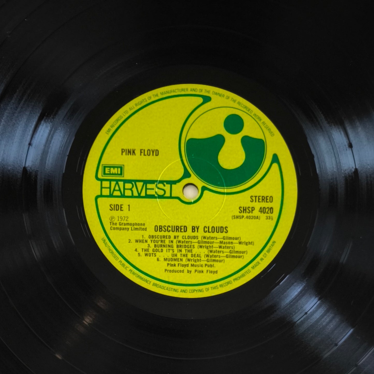 PINK FLOYD - Obscured By Clouds (UK First Corrected Cut)