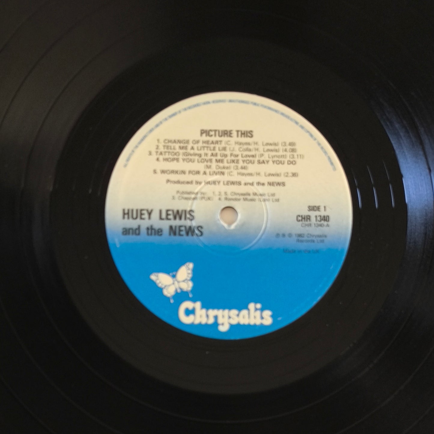 HUEY LEWIS AND THE NEWS - Picture This (Pressage UK)