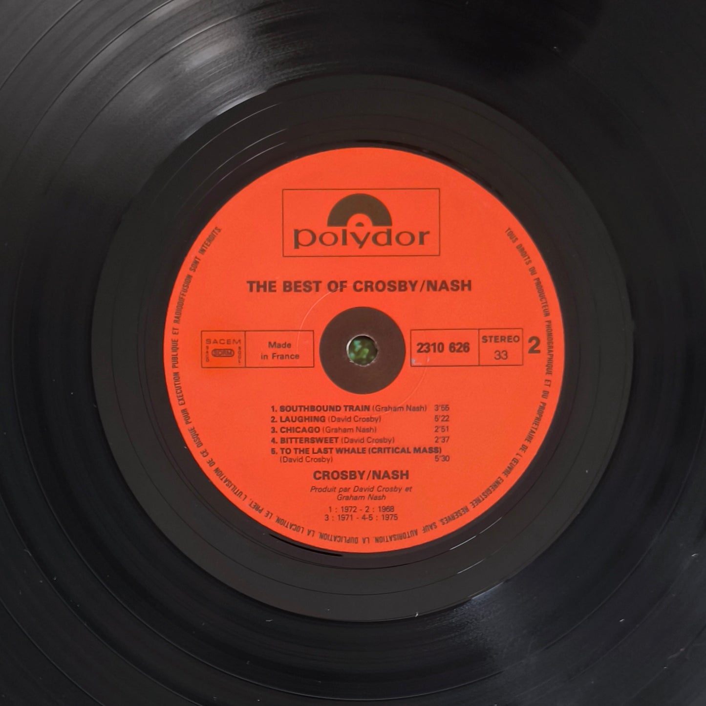 CROSBY & NASH - The Best Of David Crosby And Graham Nash