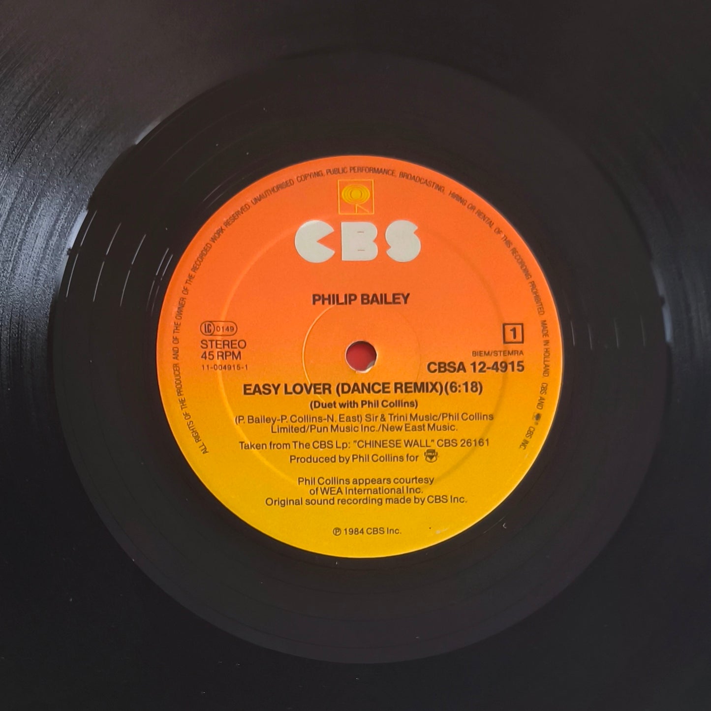PHILIP BAILEY with PHIL COLLINS - Easy Lover (Extended Dance Remix)