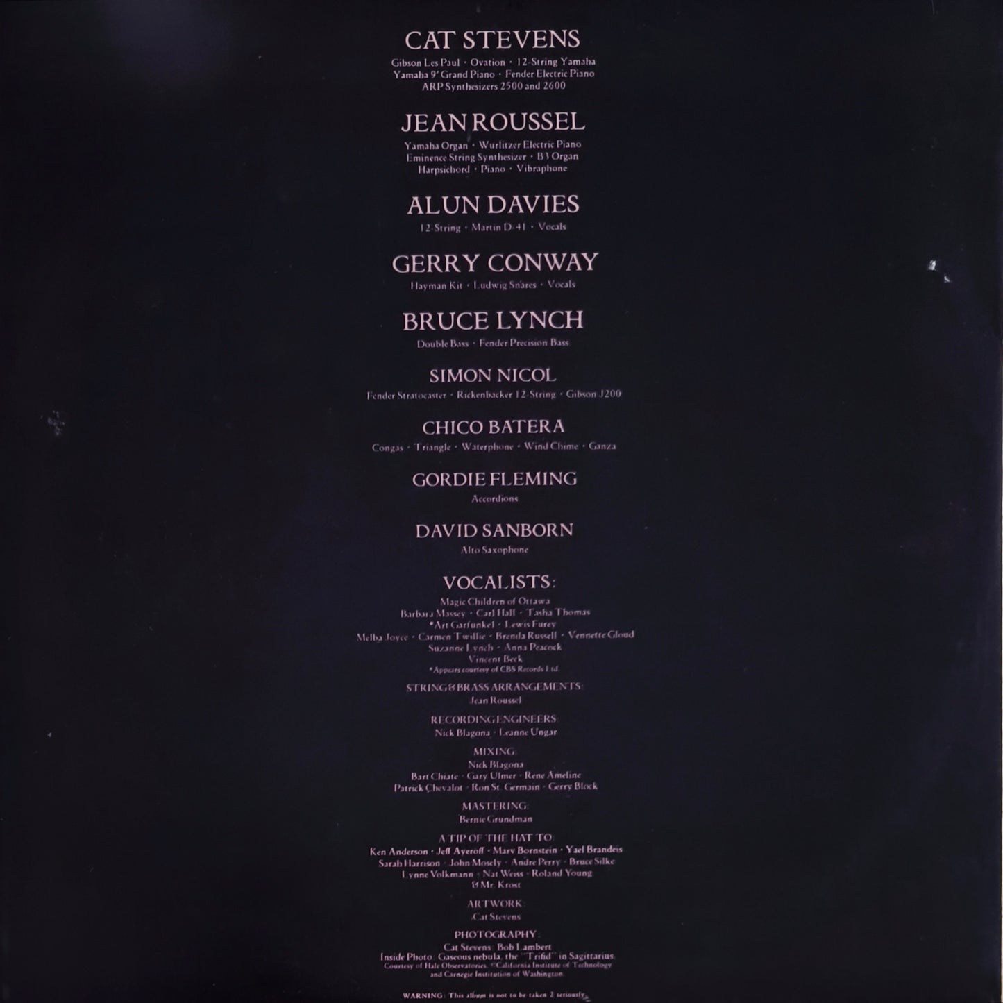 CAT STEVENS - Numbers (A Pythagorean Theory Tale)