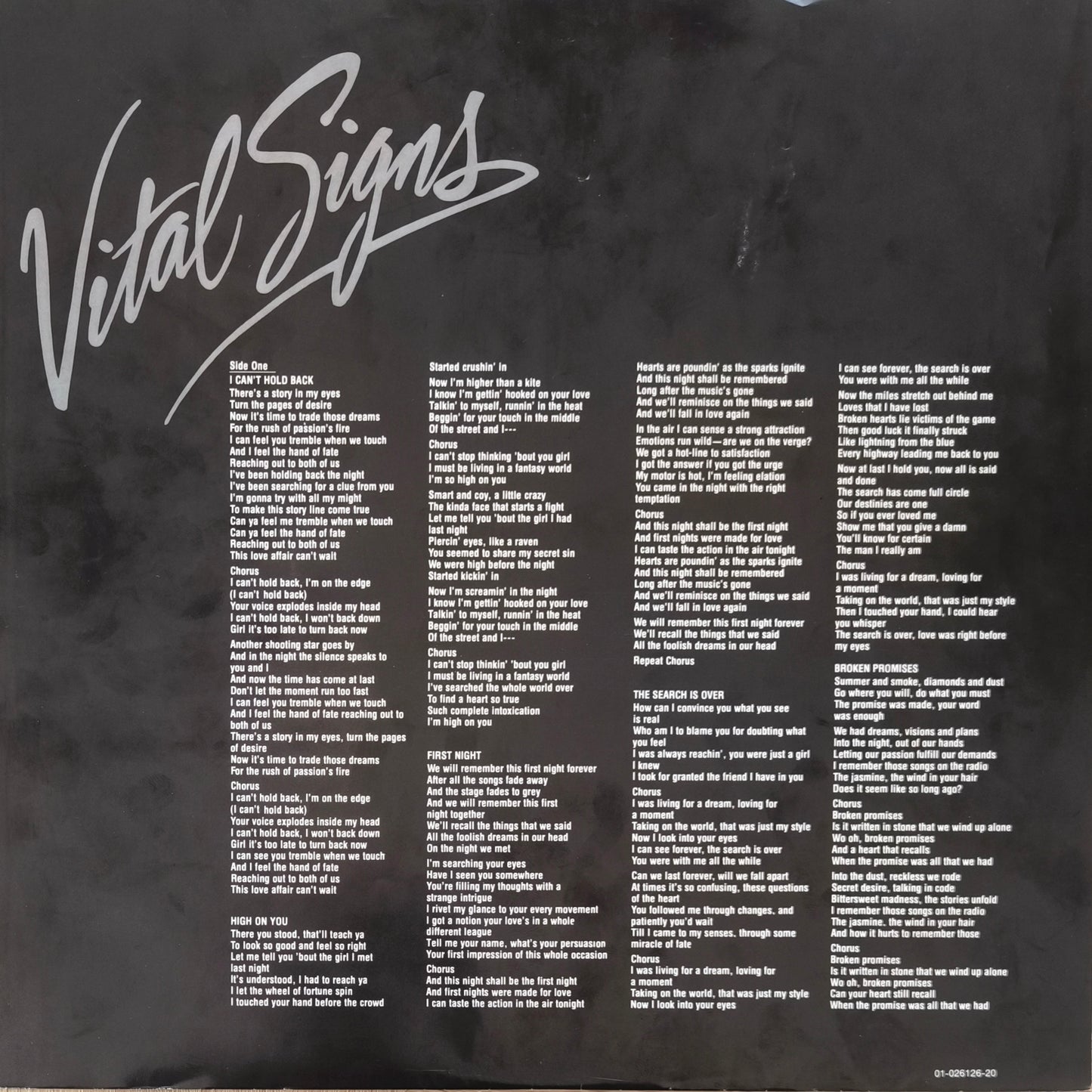 SURVIVOR - Vital Signs