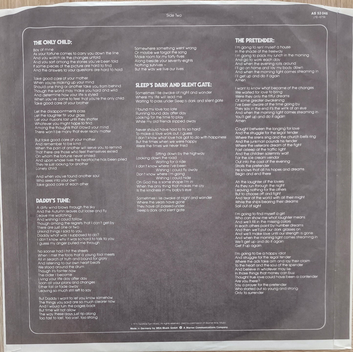 JACKSON BROWNE - The Pretender