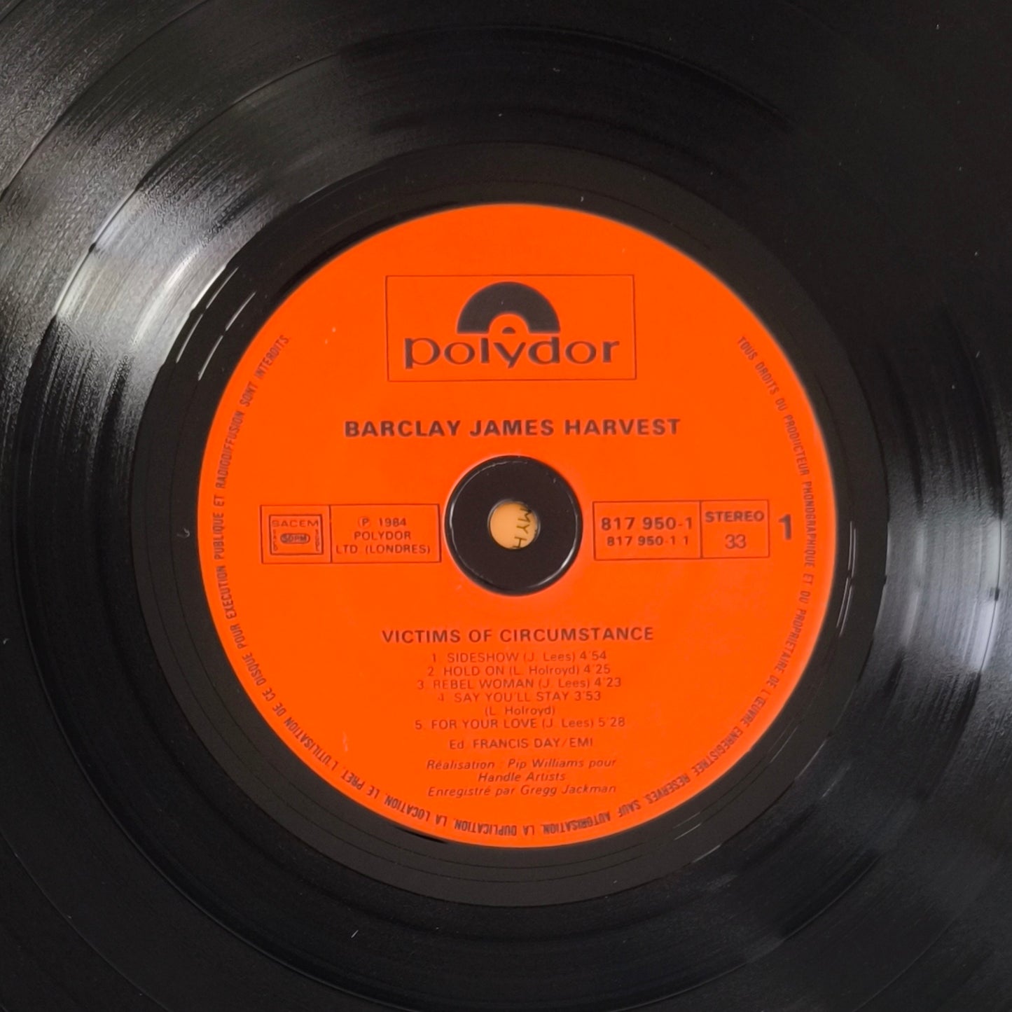 BARCLAY JAMES HARVEST - Victims of Circumstance