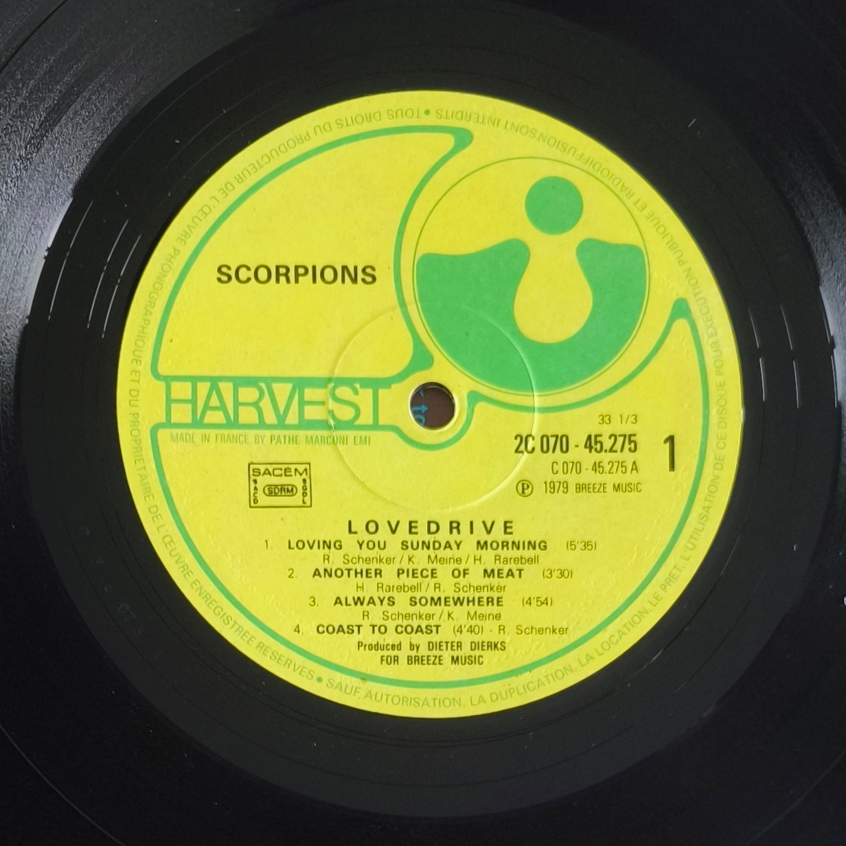 SCORPIONS - Lovedrive