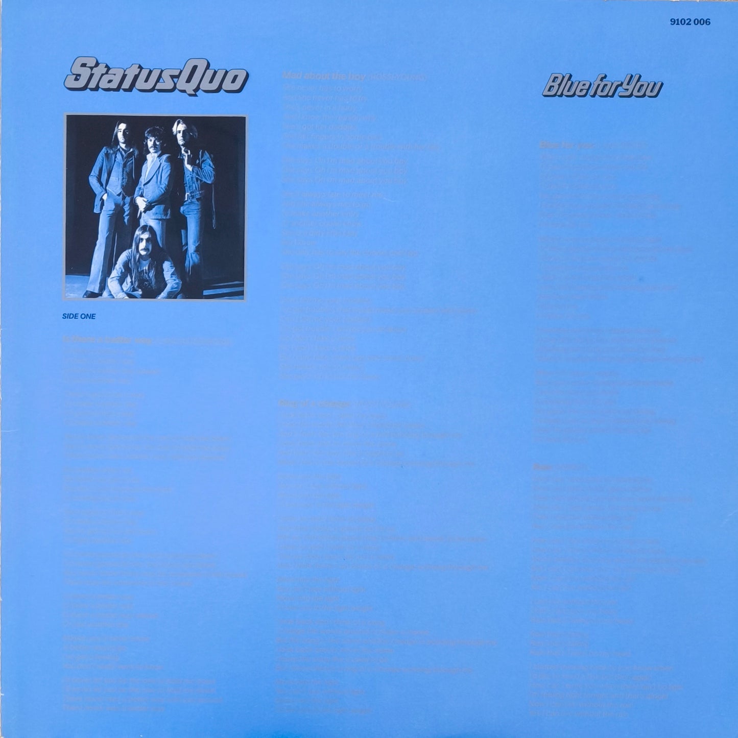 STATUS QUO - Blue For You