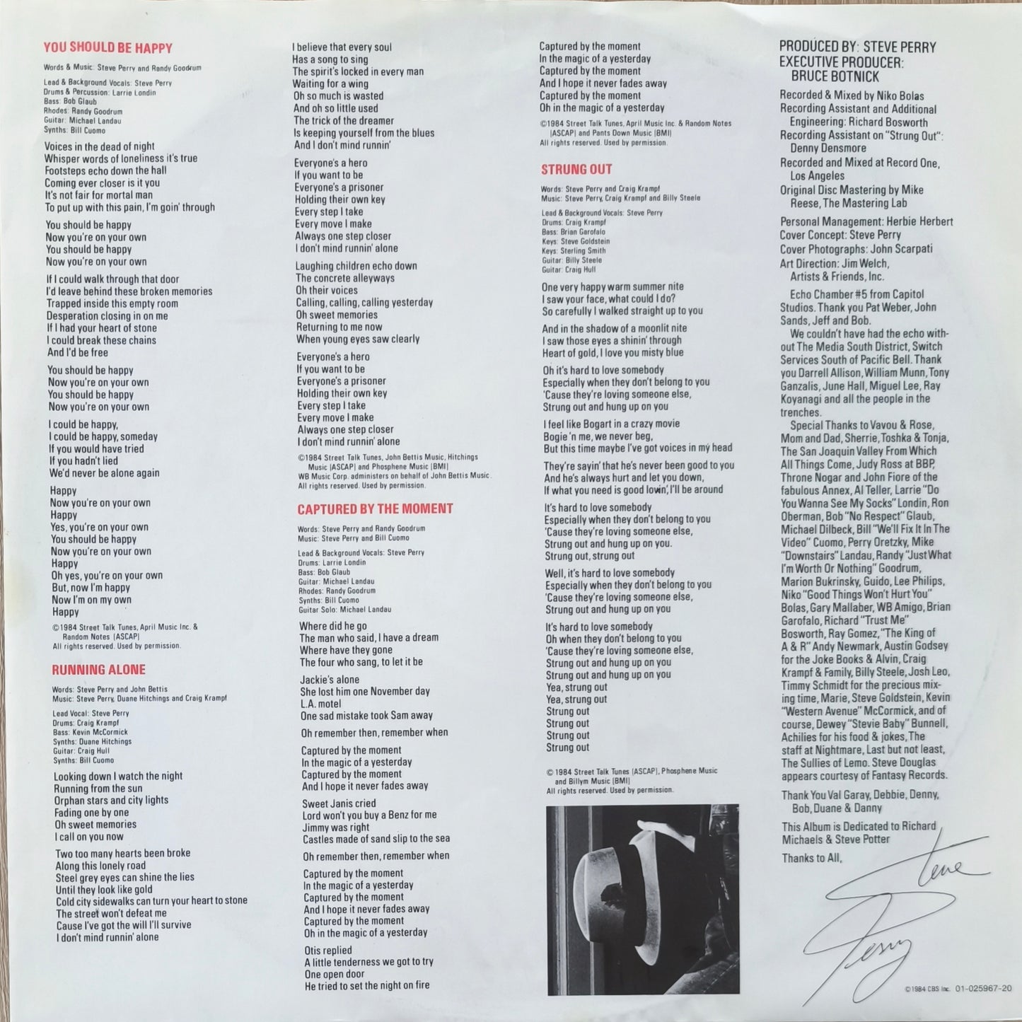 STEVE PERRY - Street Talk