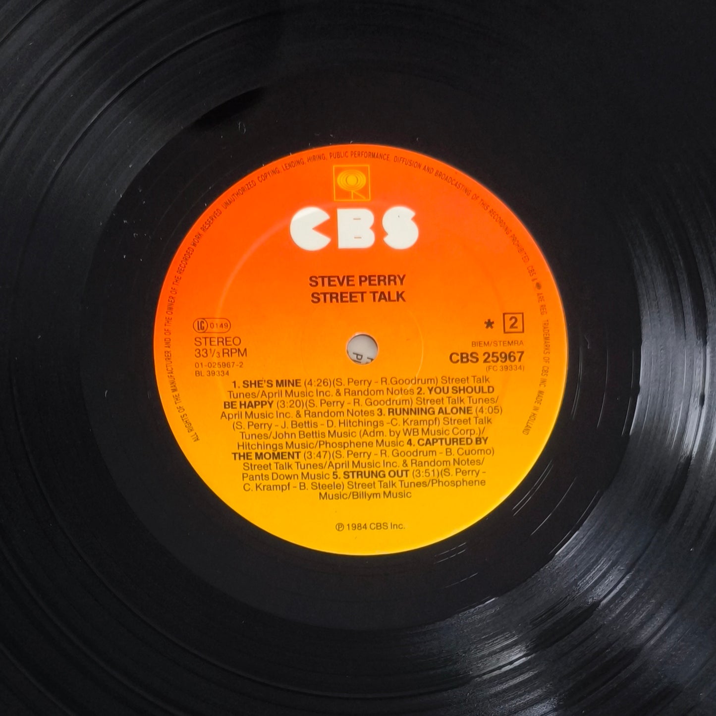 STEVE PERRY - Street Talk