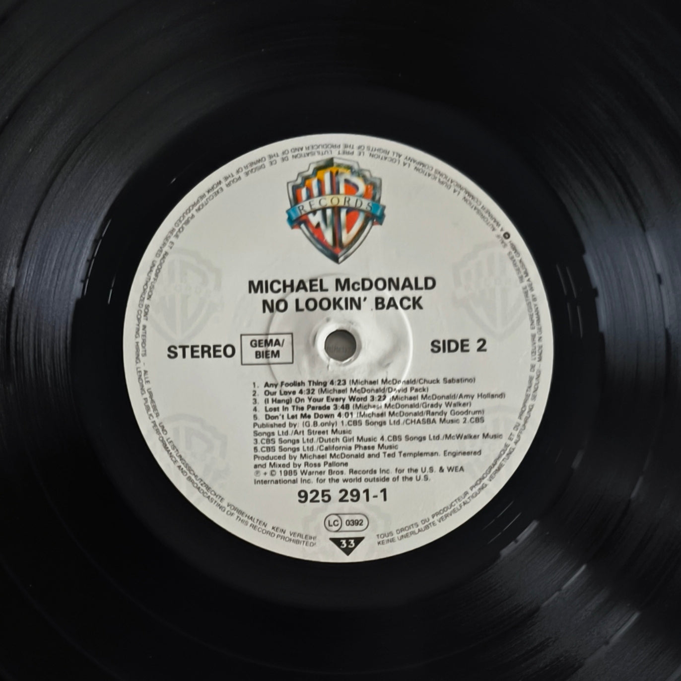 MICHAEL McDONALD - No Lookin' Back