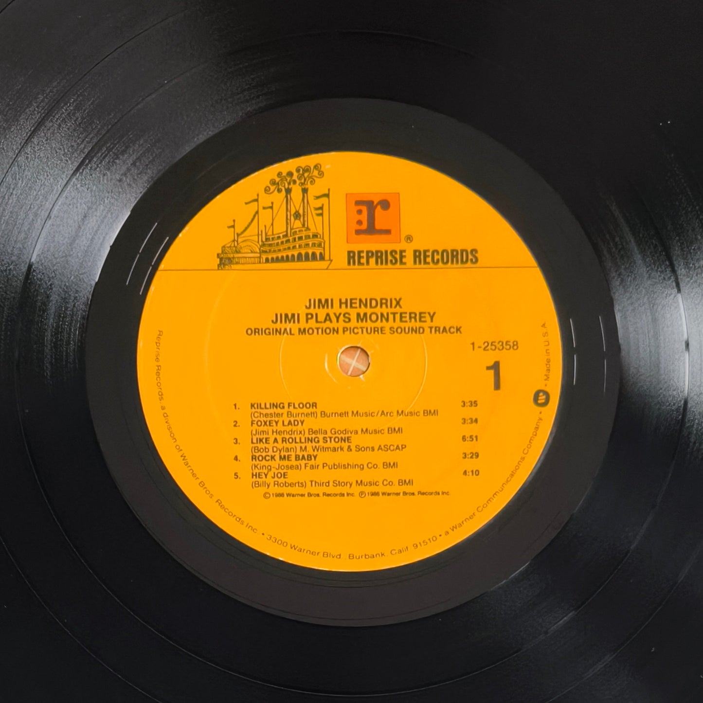 JIMI HENDRIX - Jimi Plays Monterey (Pressage US)