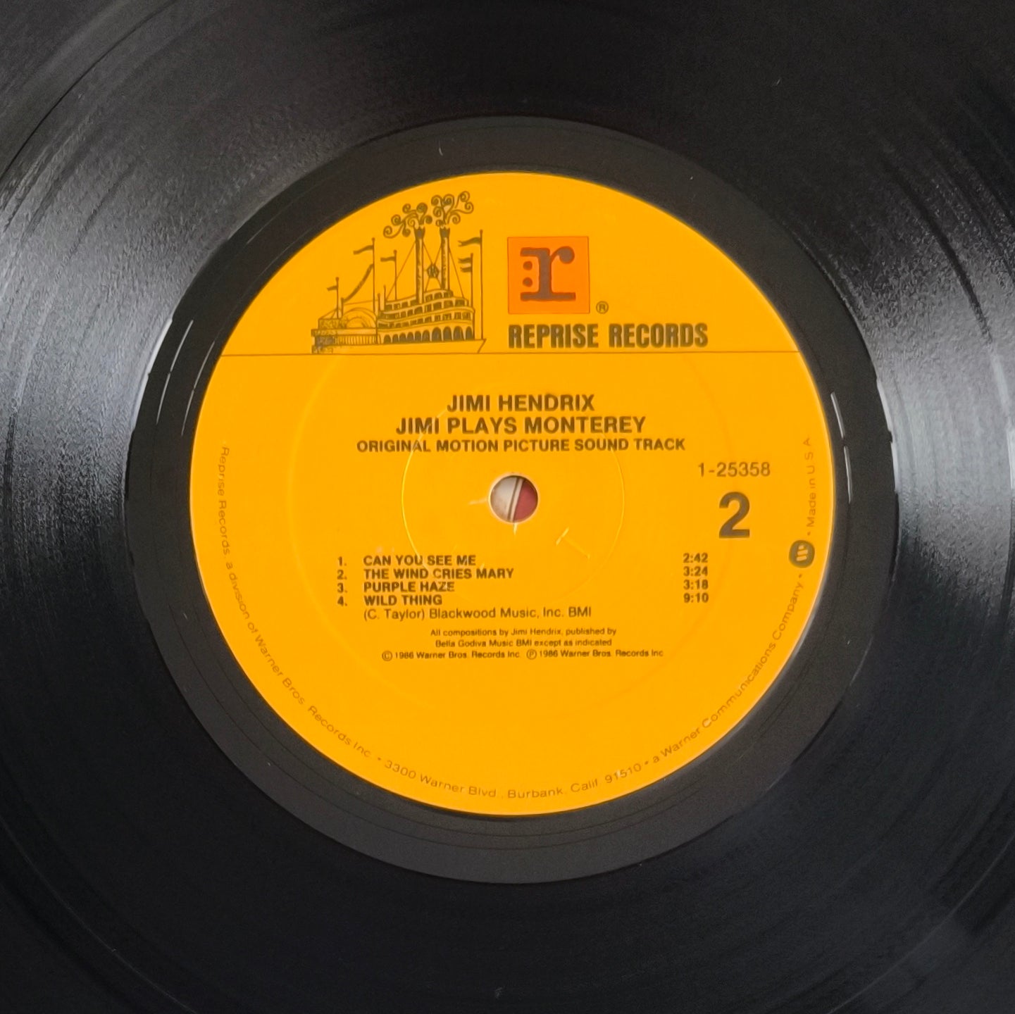 JIMI HENDRIX - Jimi Plays Monterey (Pressage US)