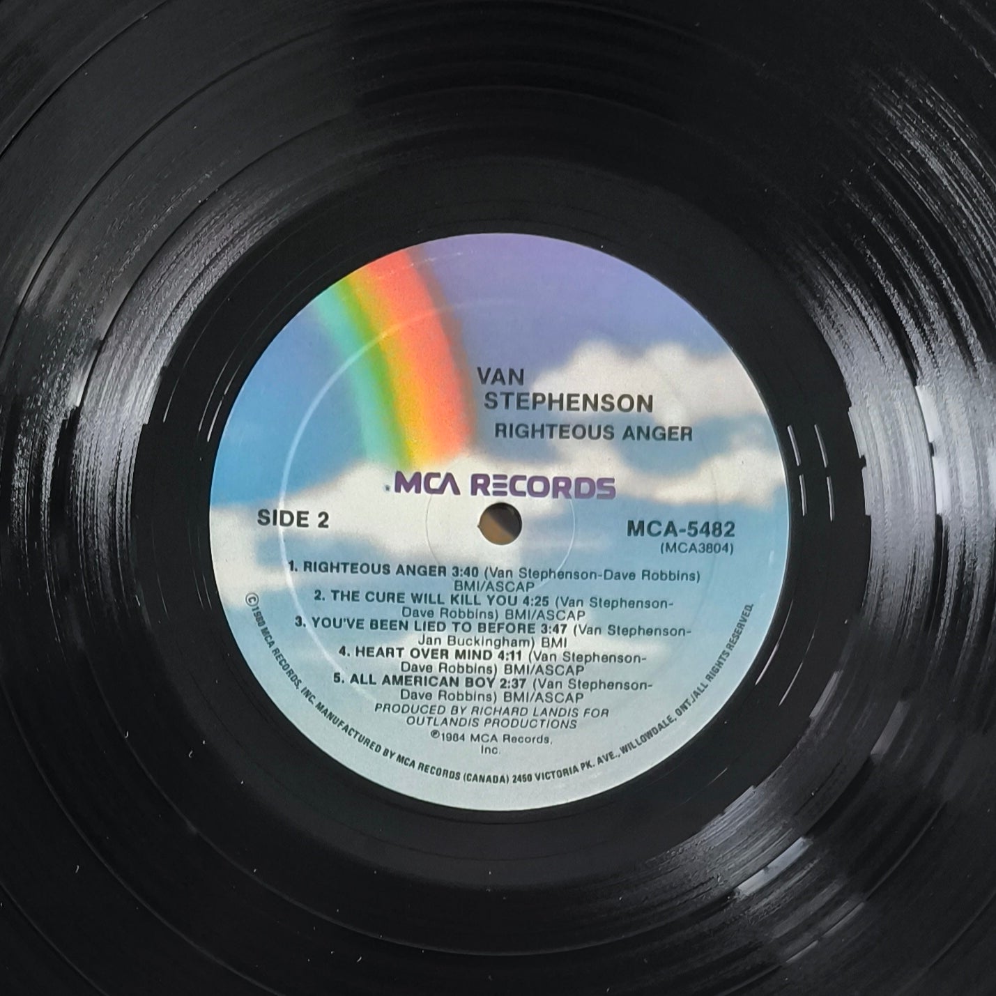 VAN STEPHENSON - Righteous Anger