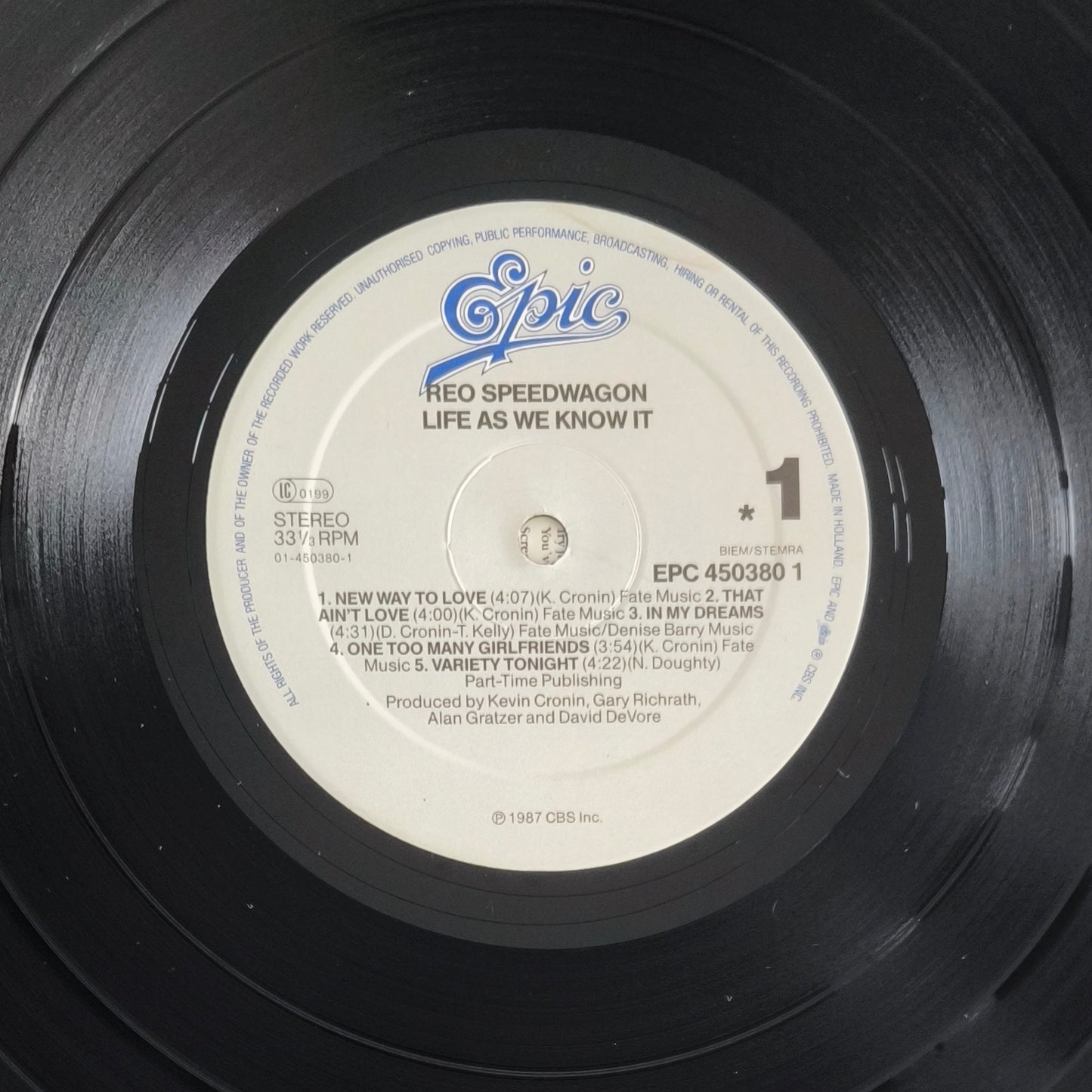 REO SPEEDWAGON - Life As We Know It