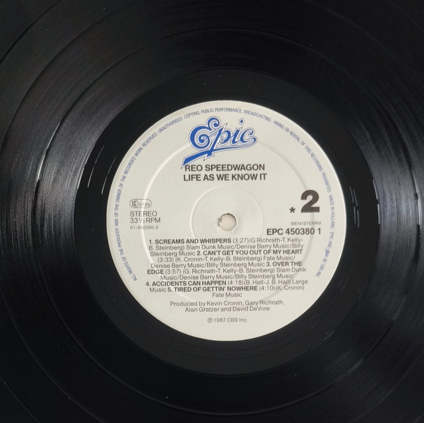 REO SPEEDWAGON - Life As We Know It