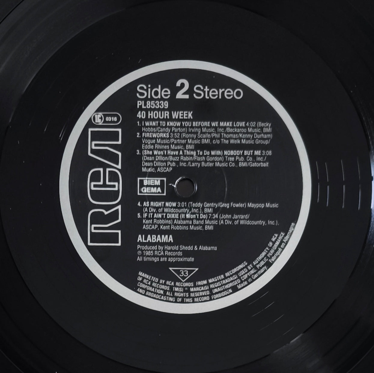 ALABAMA - 40 Hour Week