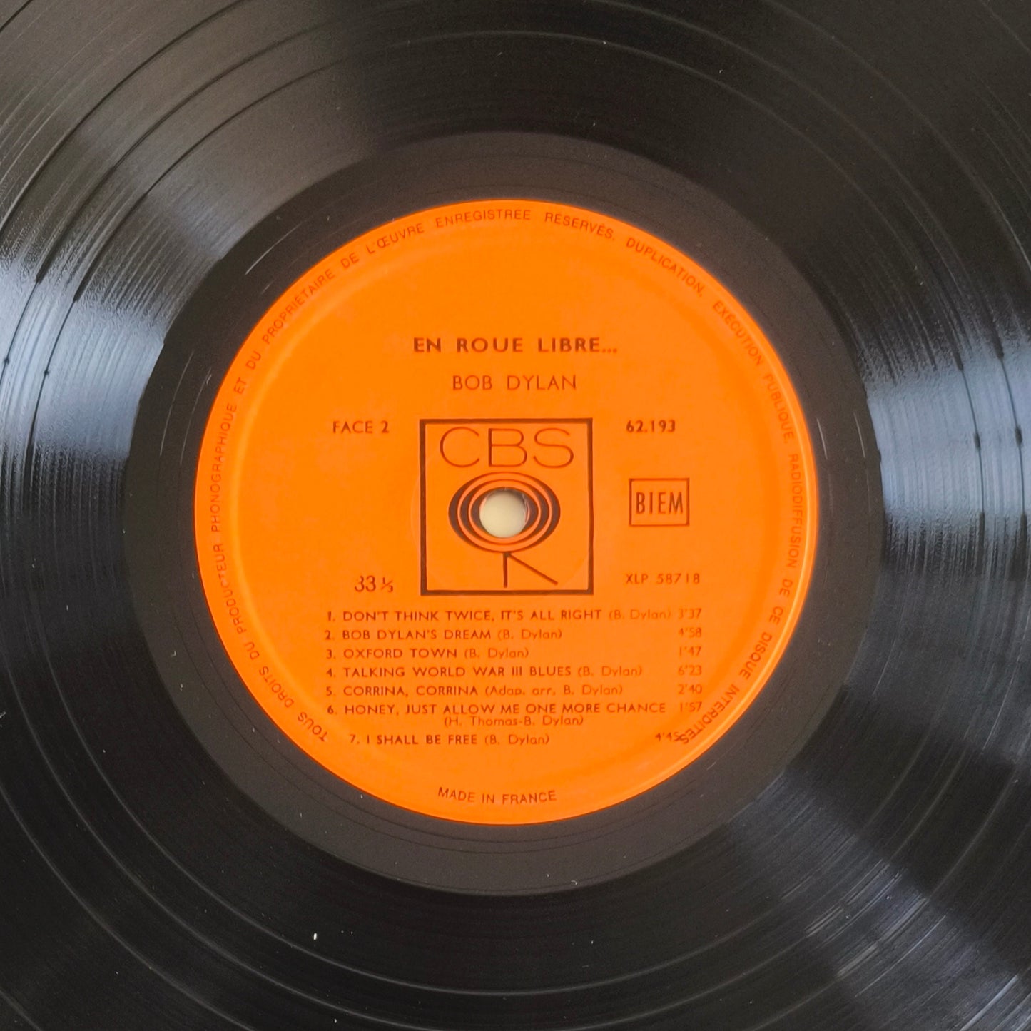 BOB DYLAN - En Roue Libre...