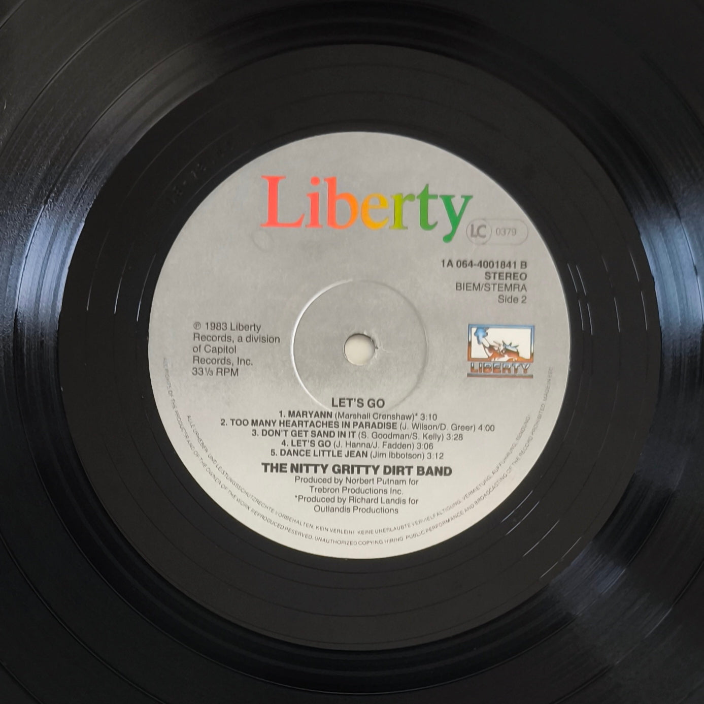 NITTY GRITTY BAND - Let's Go