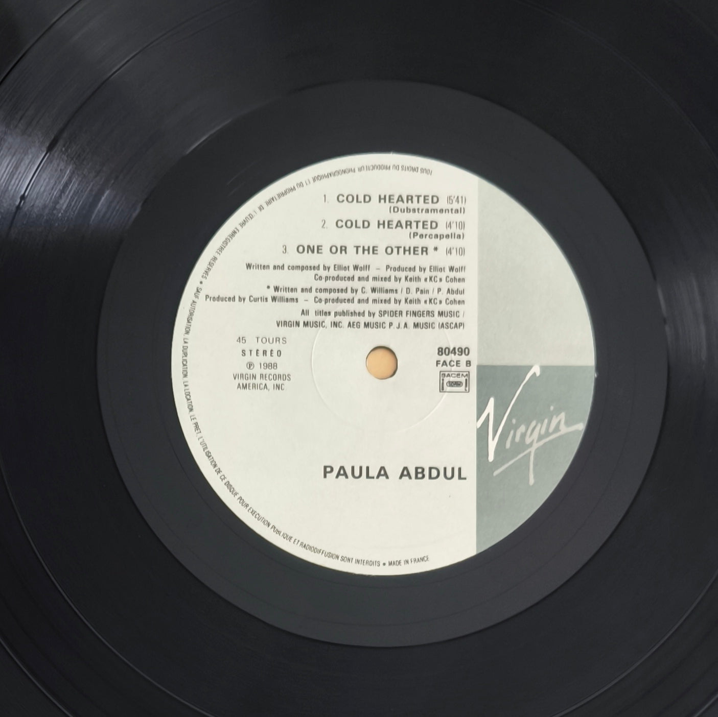 PAULA ABDUL - Cold Hearted