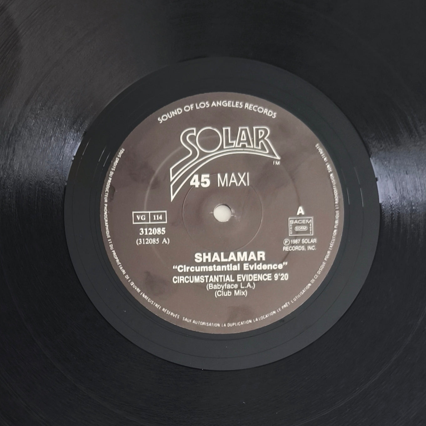 SHALAMAR - Circumstantial Evidence