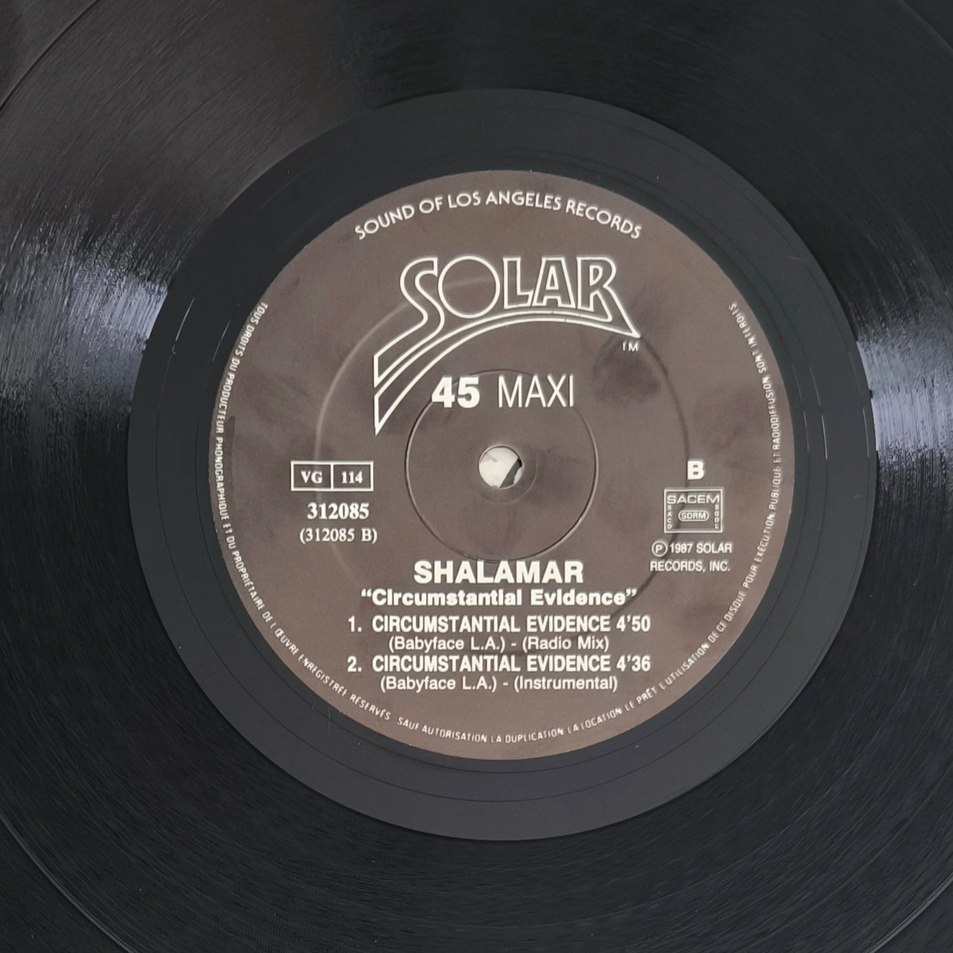 SHALAMAR - Circumstantial Evidence