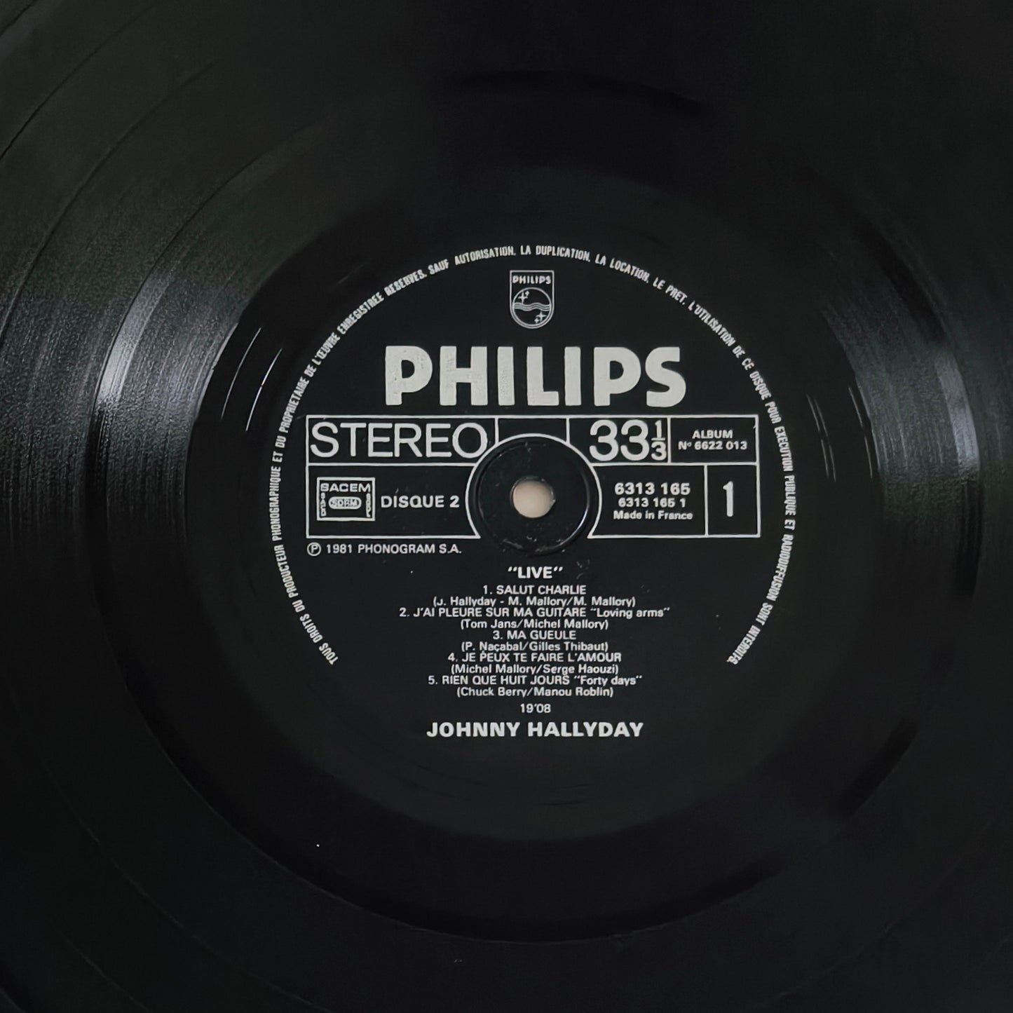 JOHNNY HALLYDAY - Live 81