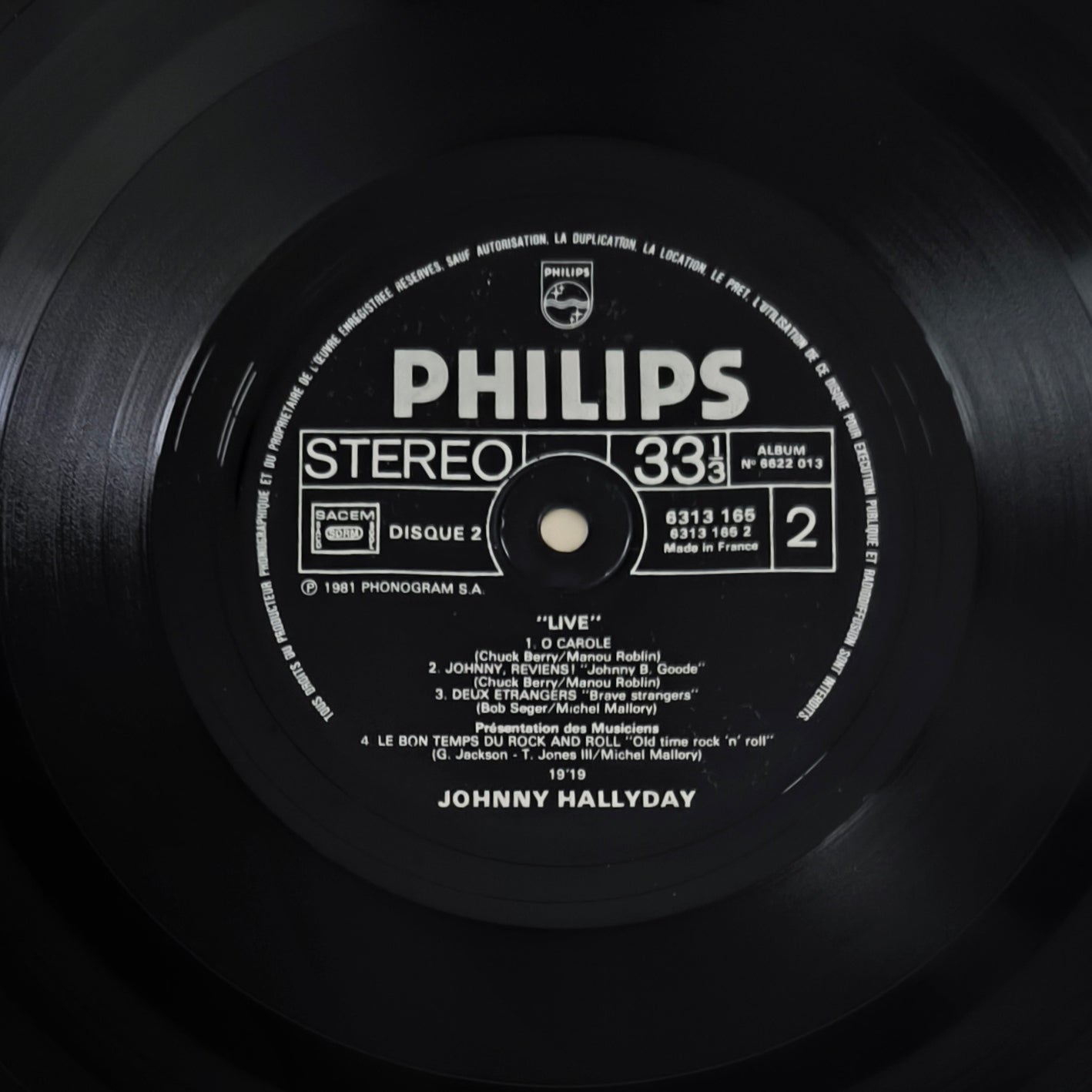 JOHNNY HALLYDAY - Live 81