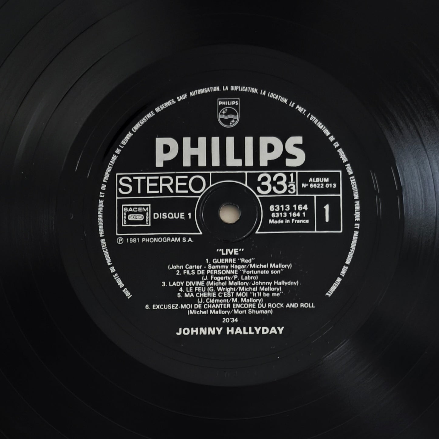 JOHNNY HALLYDAY - Live 81